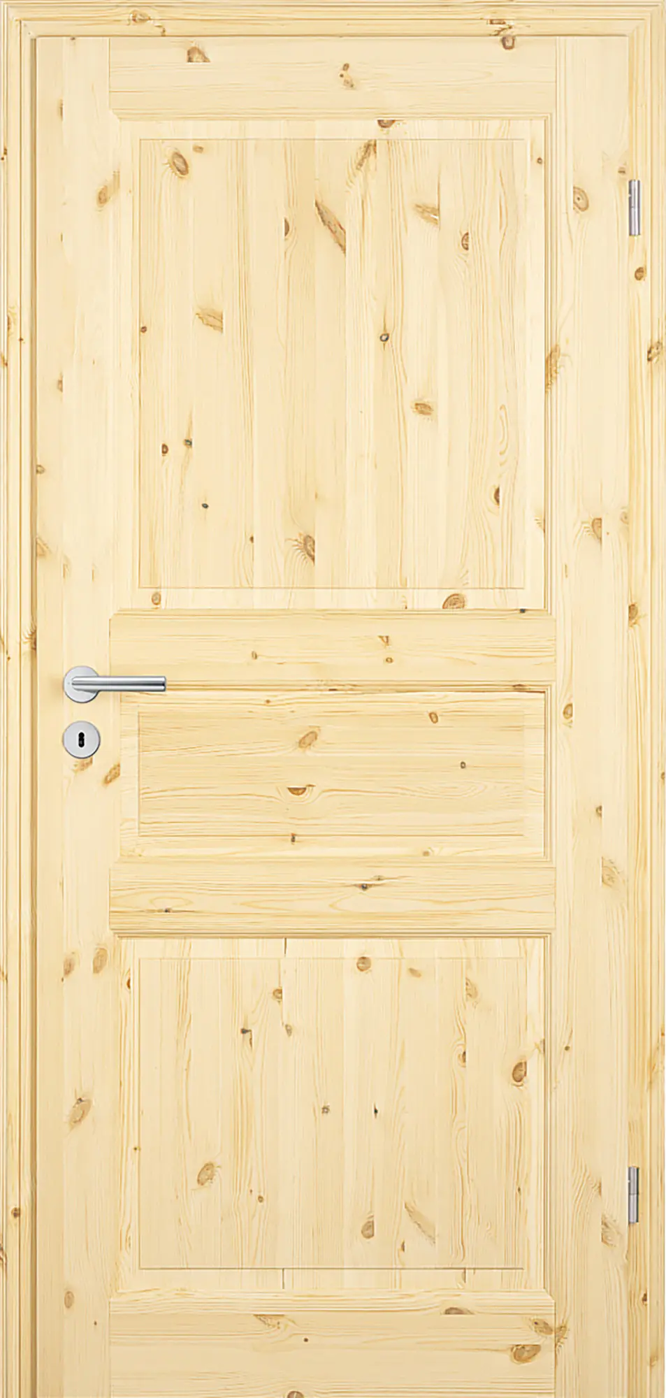 Borne Türblatt Landhaus 03 Kiefer roh Massiv