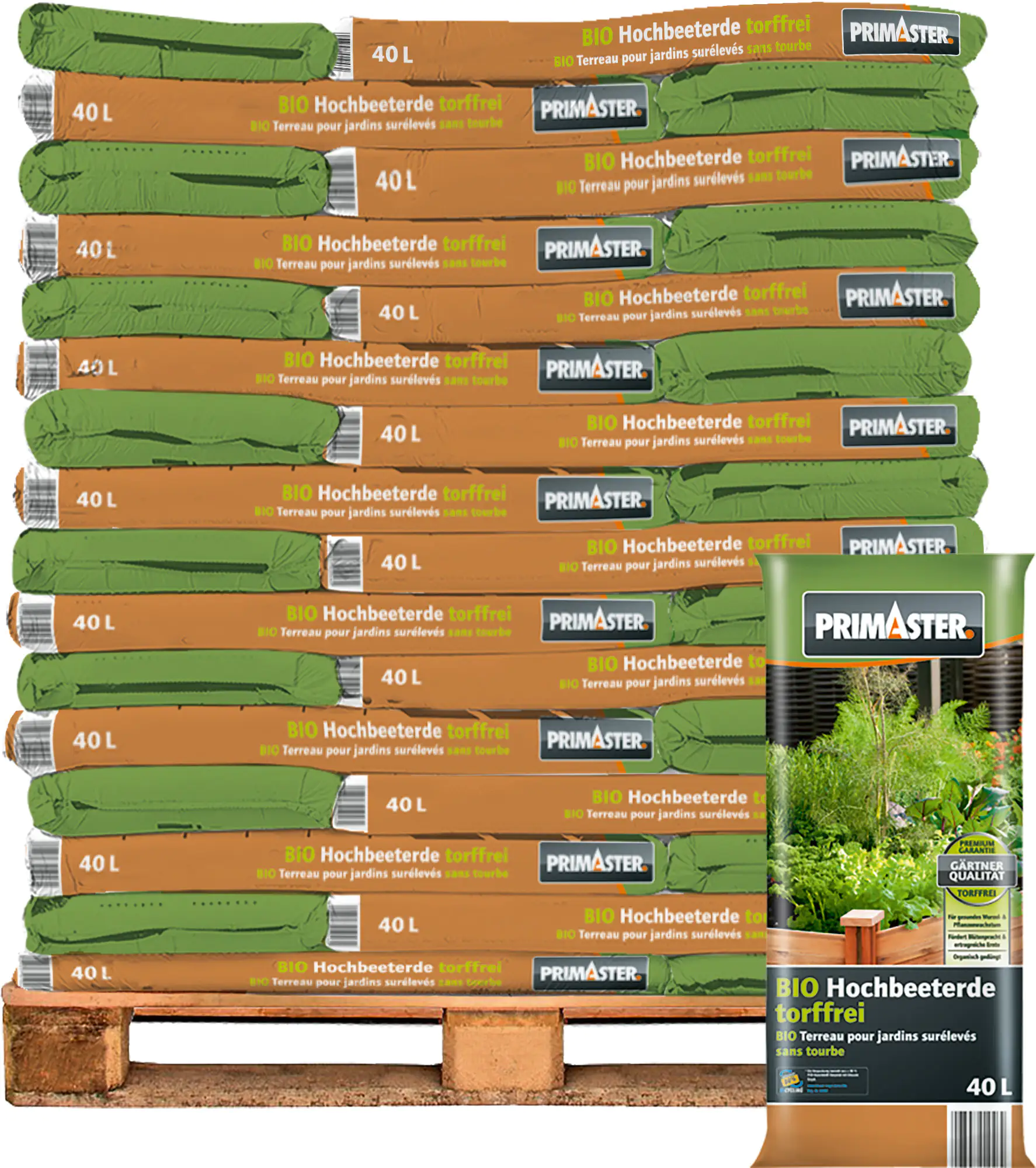Primaster Bio Hochbeeterde Torffrei 40 L Palettenabnahme 51 Pack Primaster Bio Hochbeeterde Torffrei 40 L Palettenabnahme 51 Pack
