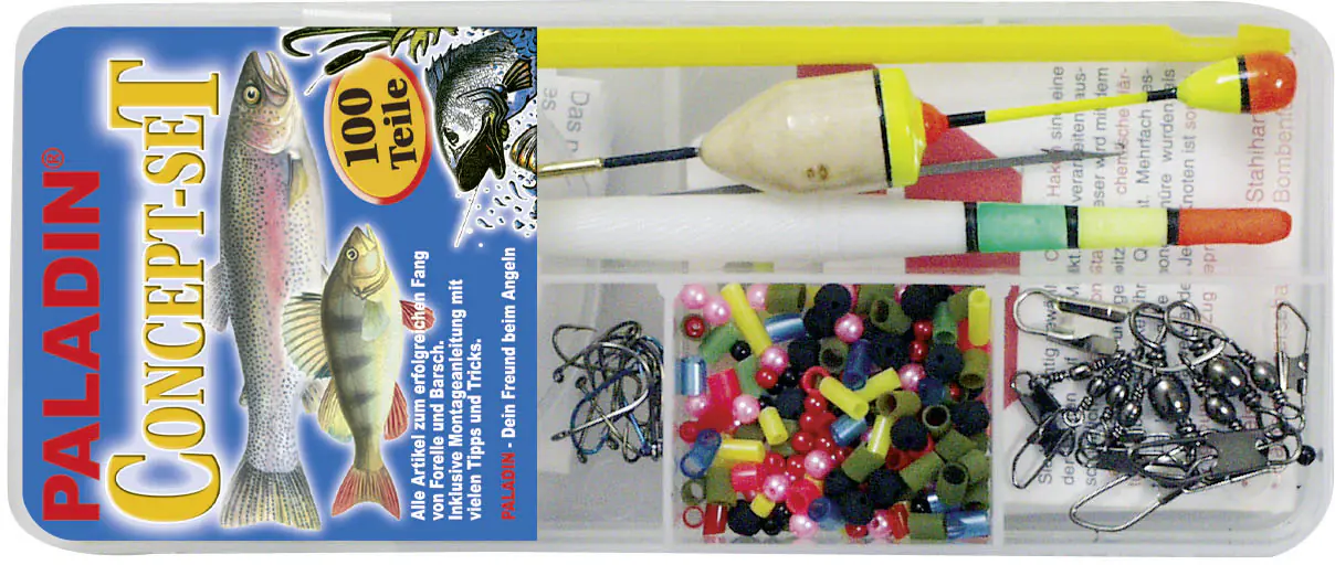 Classic Angelset Forelle ca 100 Teile/23,0x12,5x3,2cm