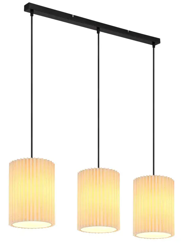 Globo Hängeleuchte Page 85 x 120 cm L x H schwarz matt