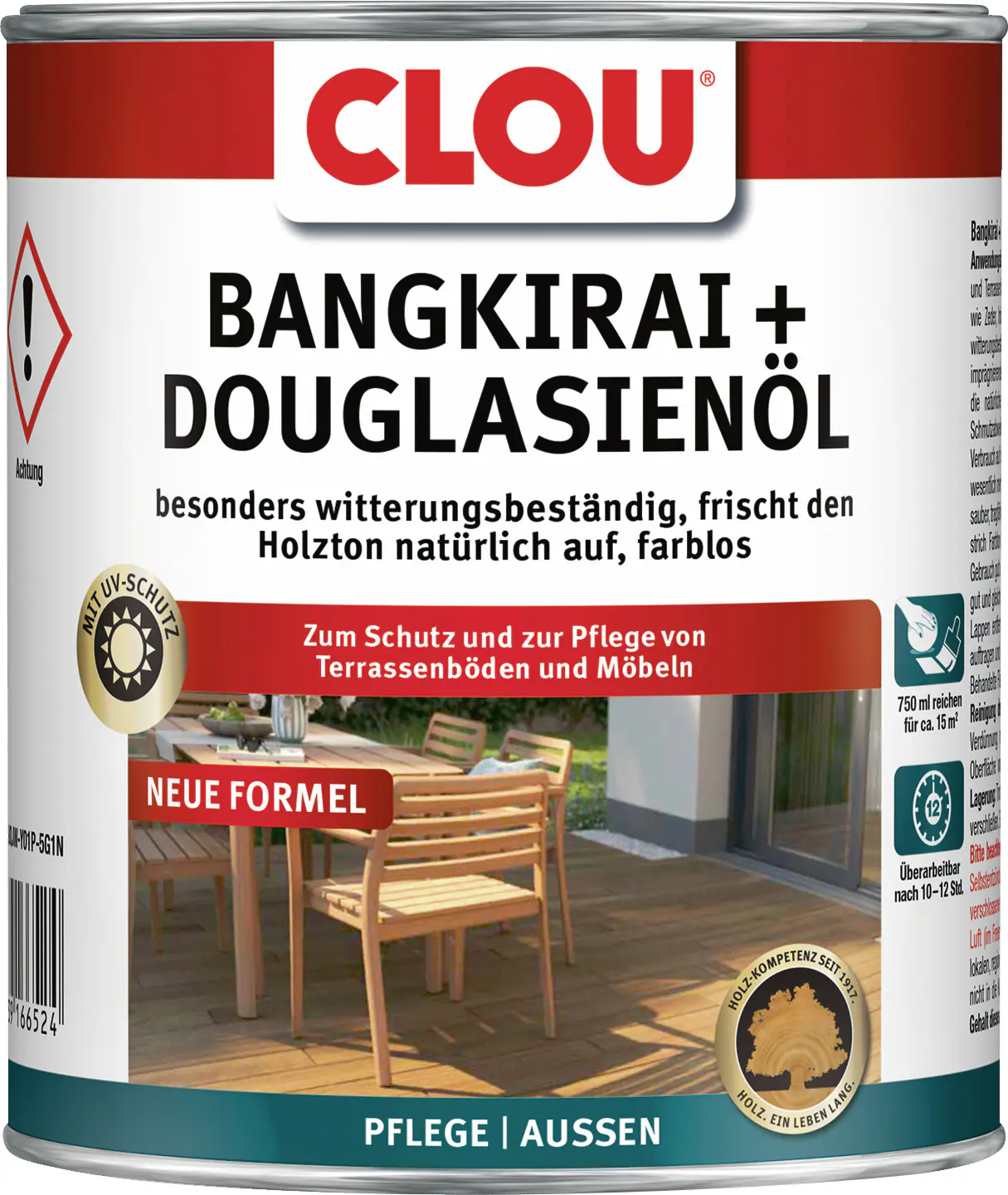 Clou Bangkirai & Douglasien ÖL 750 ml Clou Bangkirai & Douglasien ÖL 750 ml