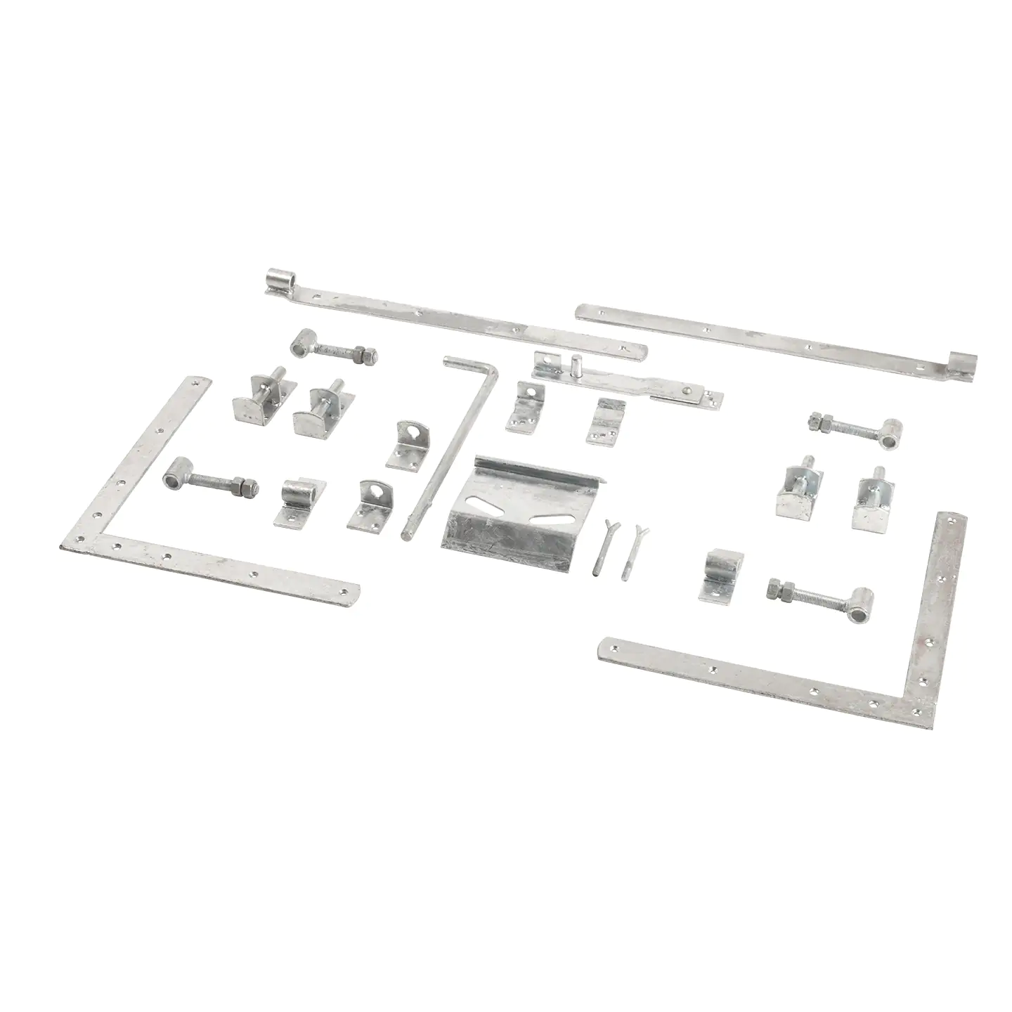 Plus Doppeltor Silence inkl. Beschläge 200 x 140 cm umbragrau fungizidbehandelt