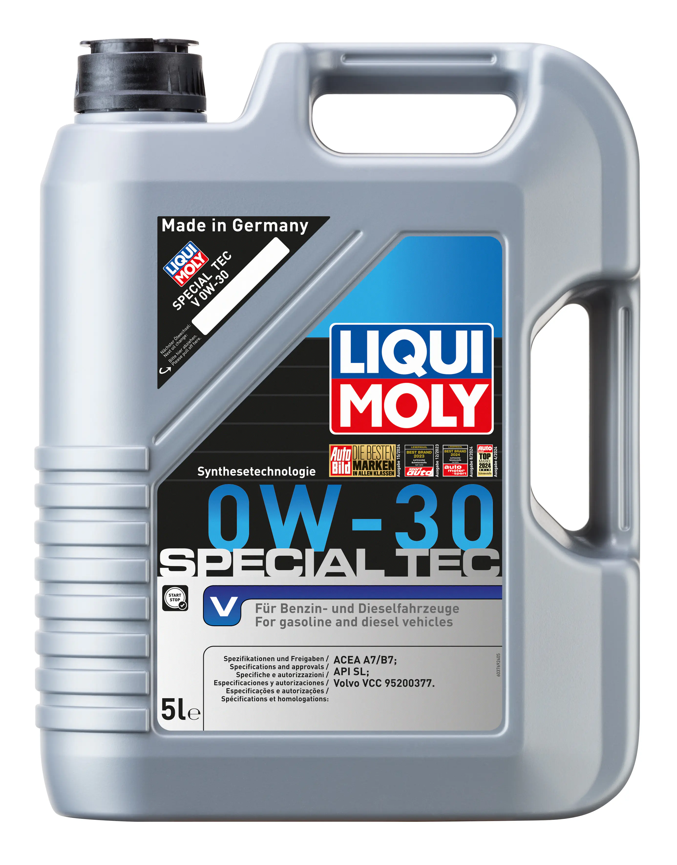 Liqui Moly Motoröl Special Tec V 0W-30 5 L  Liqui Moly Motoröl Special Tec V 0W-30 5 L