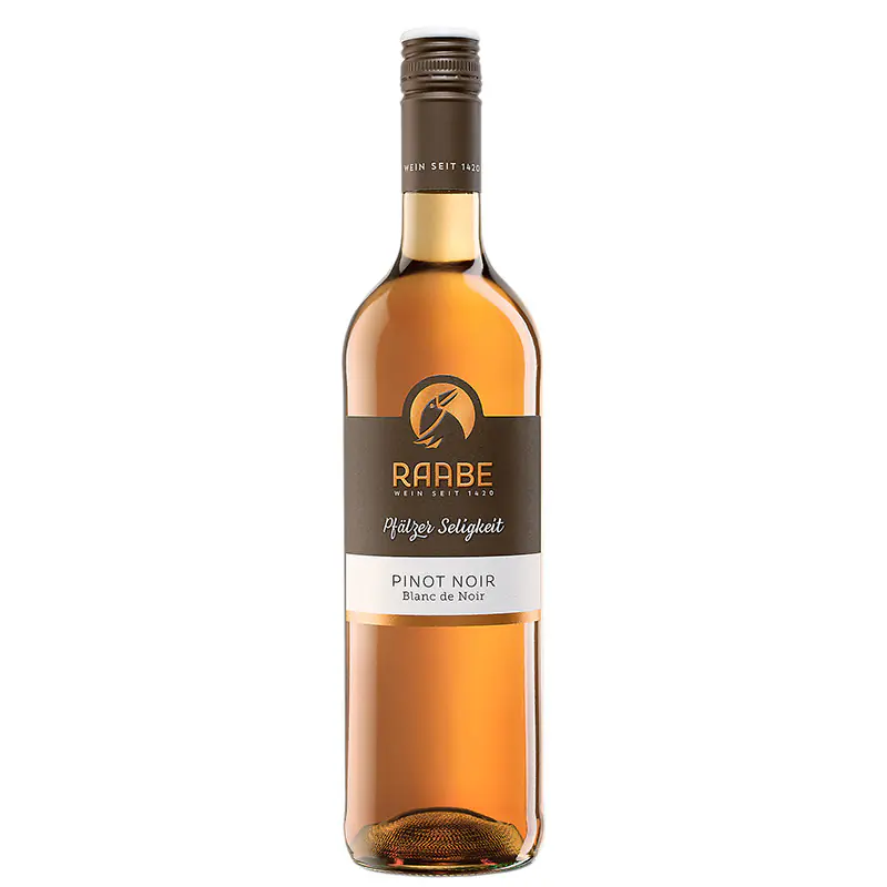 Raabe Rose Pinot Noir vegan trocken Blanc de Noir Pfälzer Seligkeikeit 0,75l