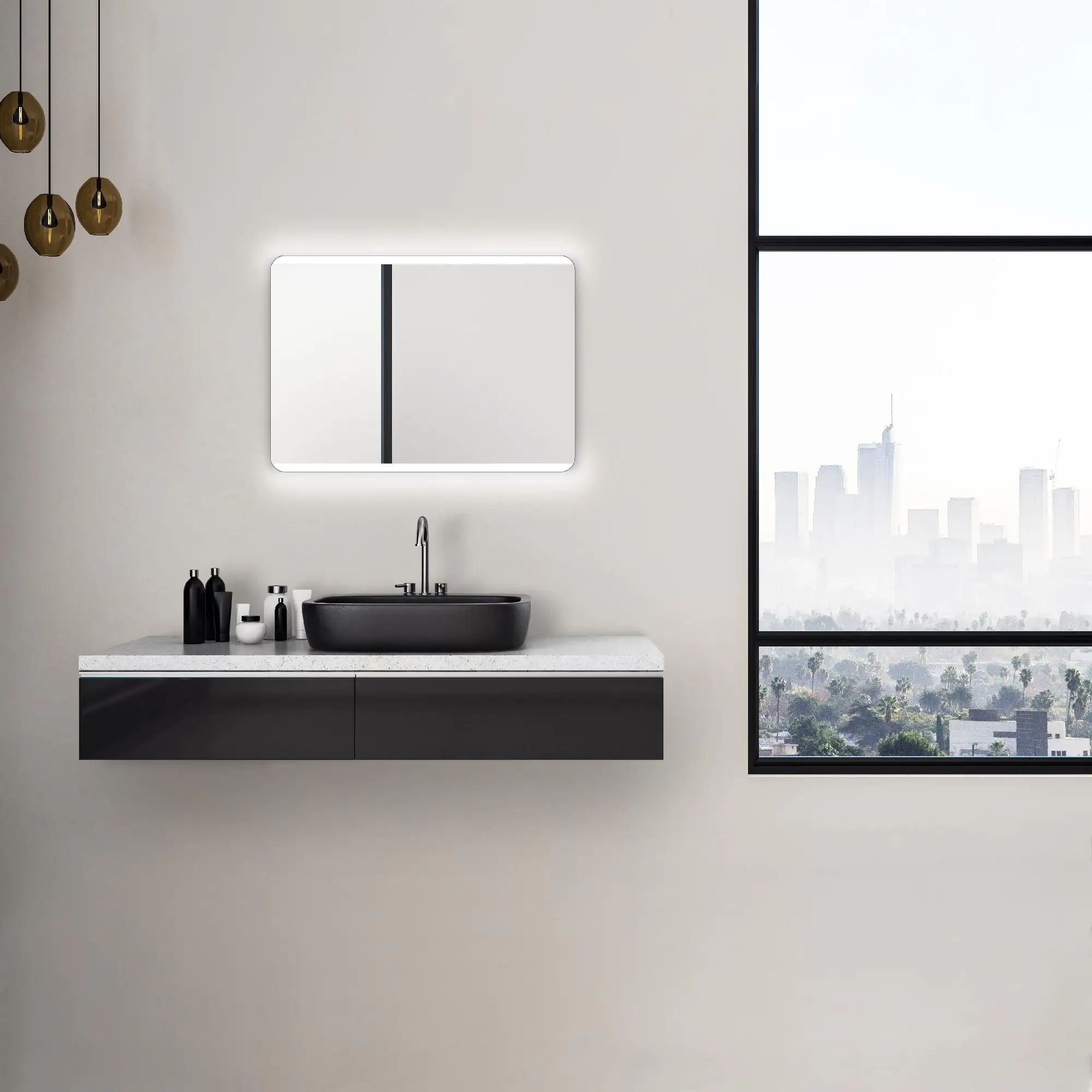 DSK LED Lichtspiegel Chrystal Bonito 50x70 cm DSK LED Lichtspiegel Chrystal Bonito 50x70 cm