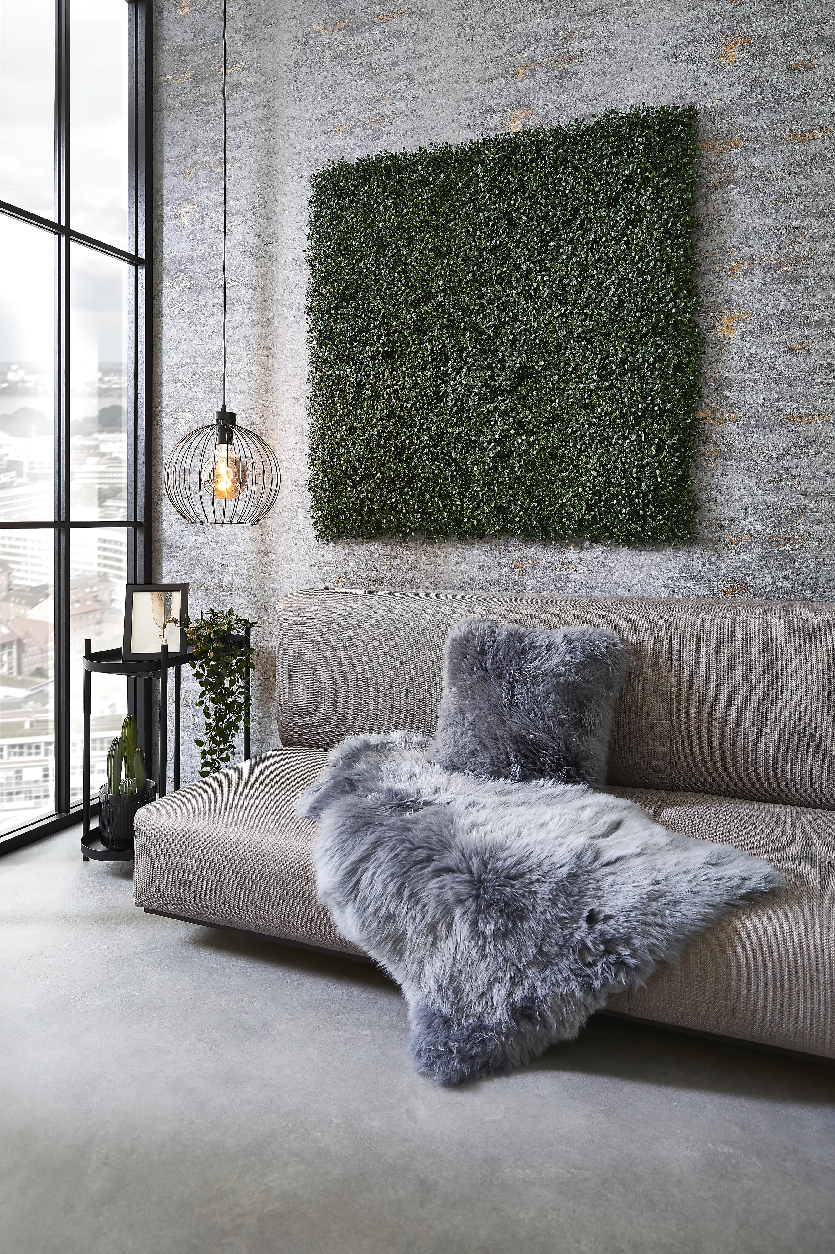 Garden Deluxe Pflanzenwand Buchsbaum 50 x 50 cm