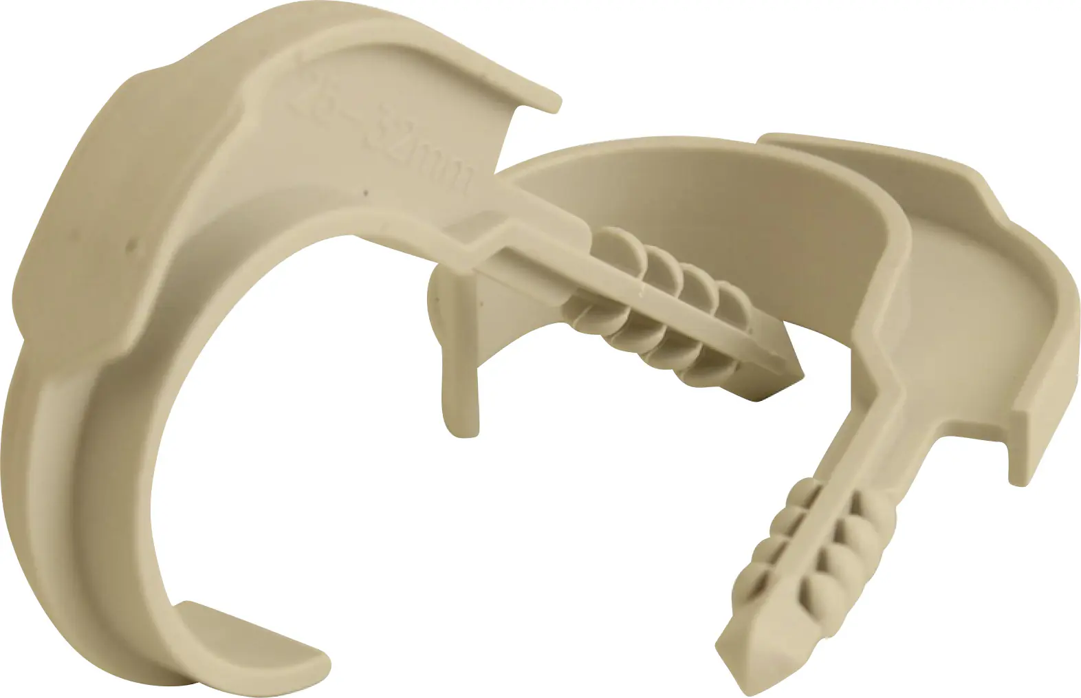 Einzelsteckschelle 25-32mm weiß 10x