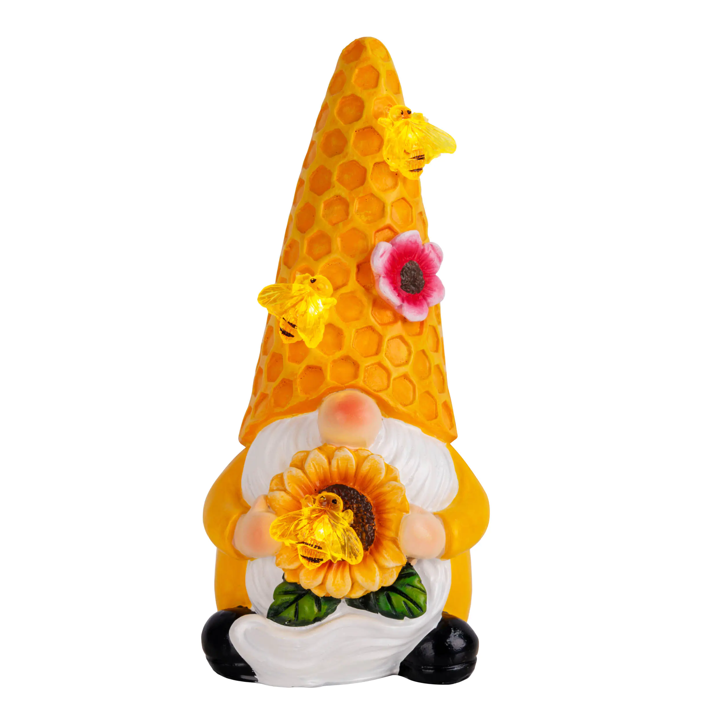 Light & More LED Solarleuchte Zwerg gelb