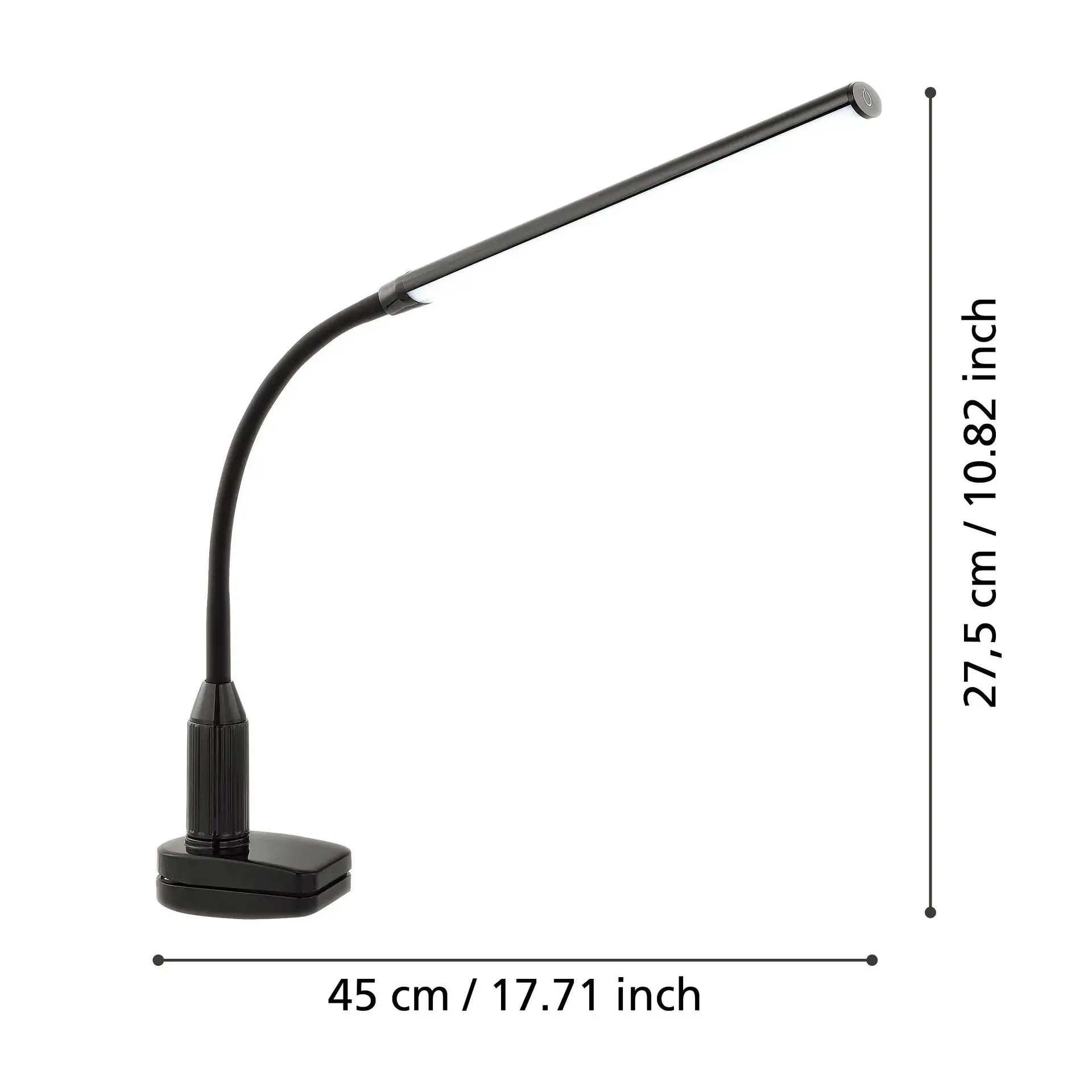 Eglo LED Klemmleuchte Laroa 4,2W schwarz neutralweiß Eglo LED Klemmleuchte Laroa 4,2W schwarz neutralweiß