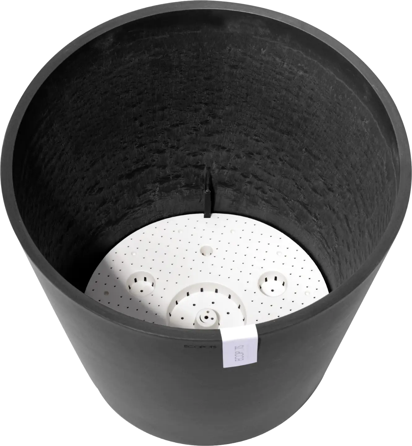 Ecopots Pflanztopf Amsterdam Ø 50 x 43,8 cm dunkelgrau Ecopots Pflanztopf Amsterdam Ø 50 x 43,8 cm dunkelgrau