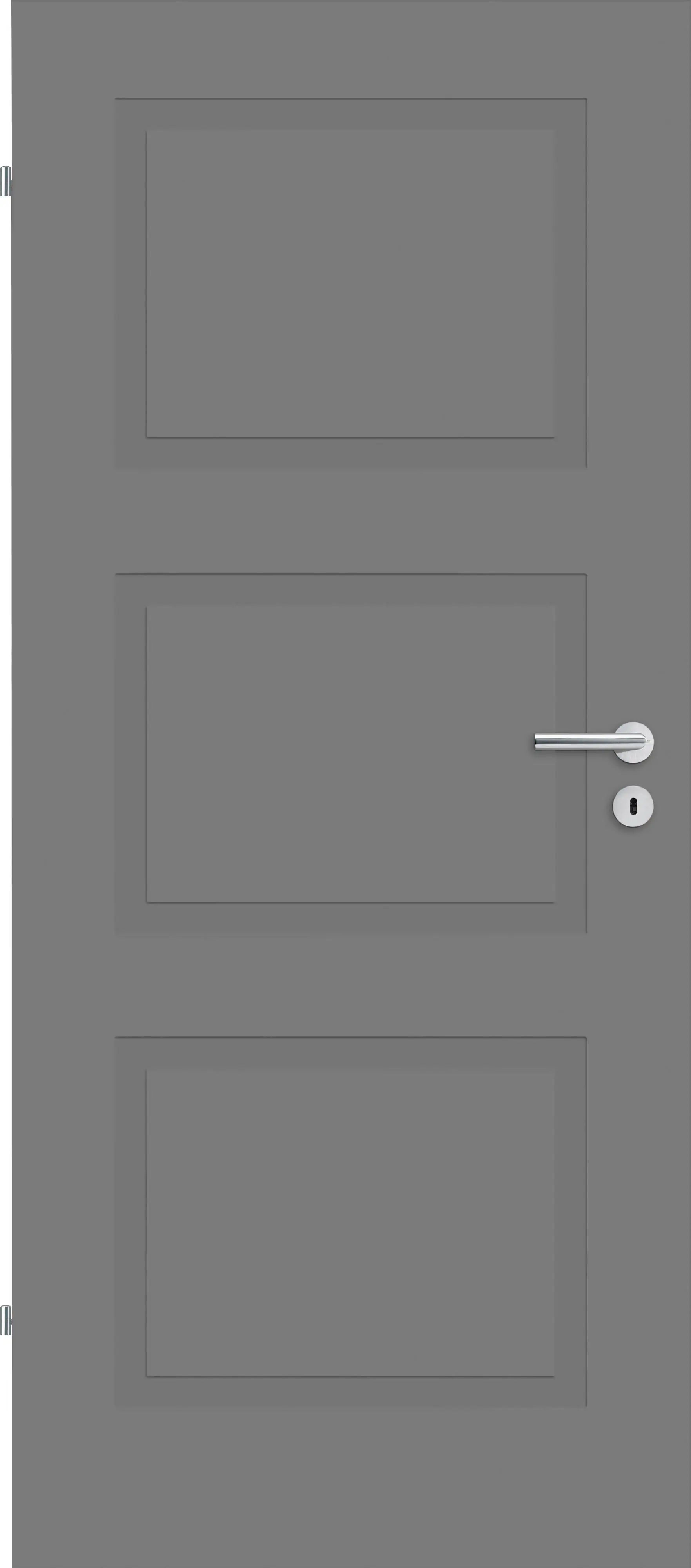 Borne Türblatt Lusso 03 Lack edelgrau Röhrenspan