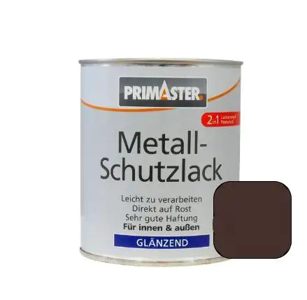 Primaster Metall-Schutzlack RAL 8017 750 ml schokobraun hochglänzend