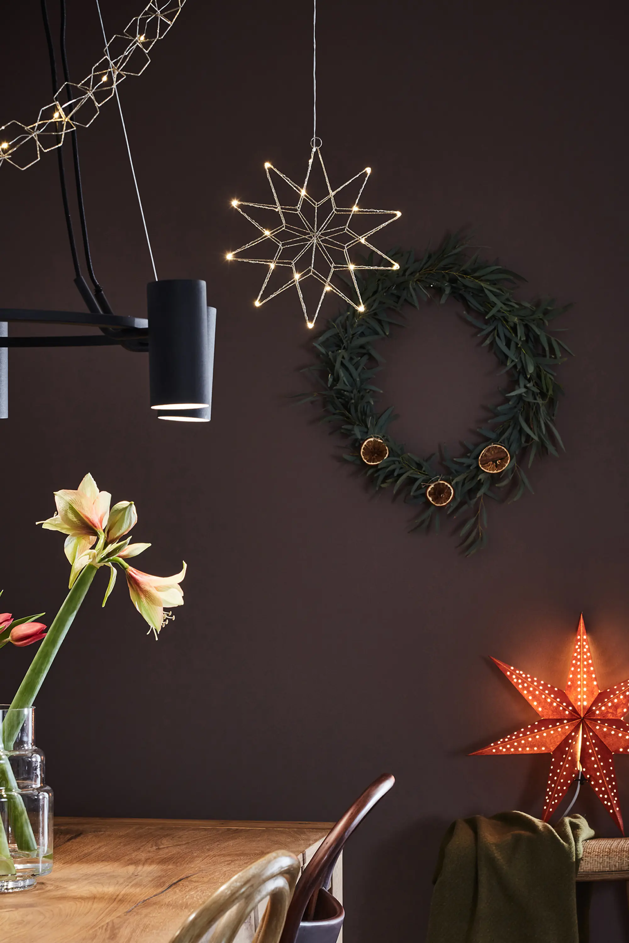 Markslöjd LED Hängestern Gleam Eisen Ø 30 cm gold