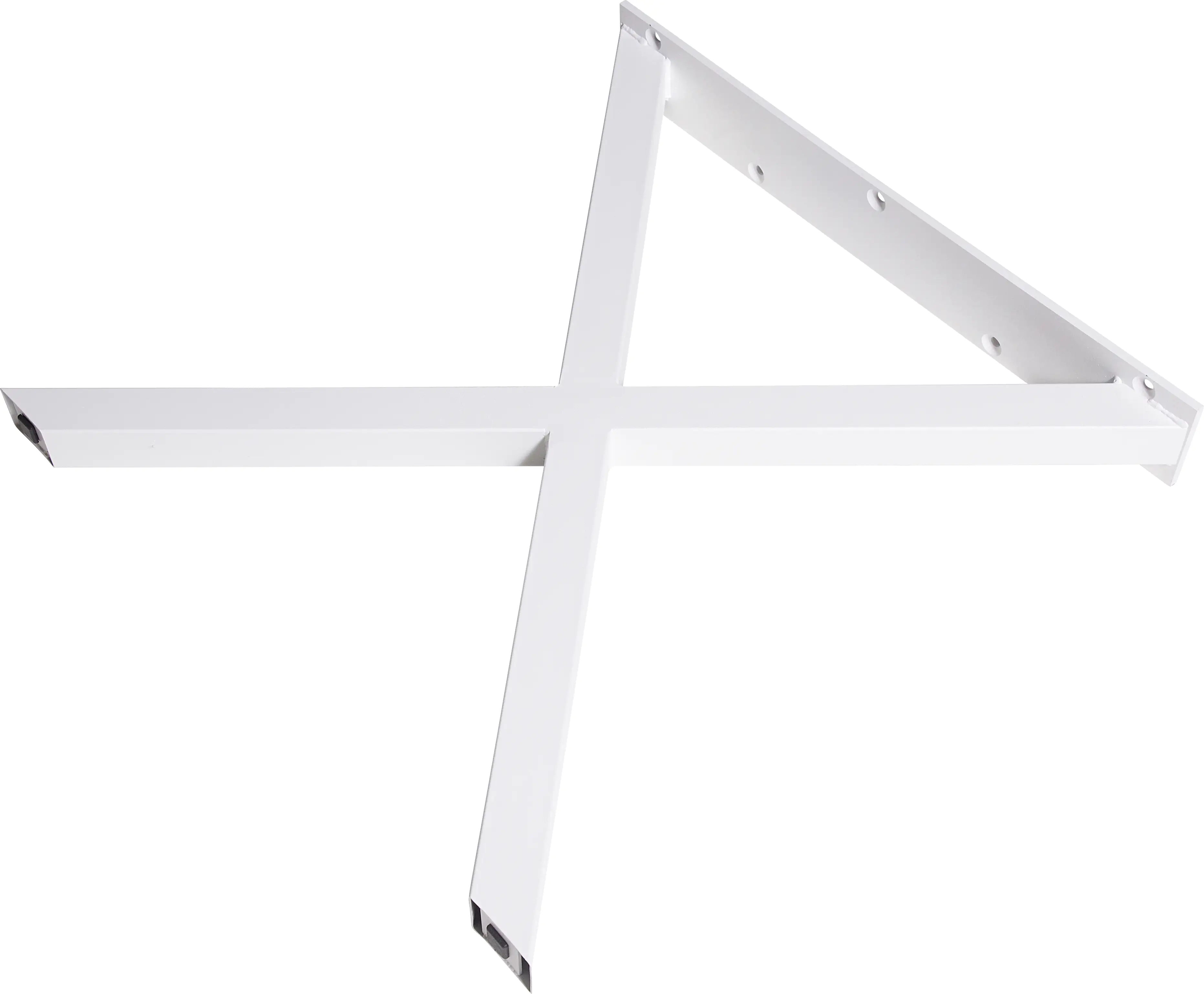4004589020240 Dieda Tischbein X-Form weiß Maße (L x B x H): 71,0 x 70,0 x 10,0 cm