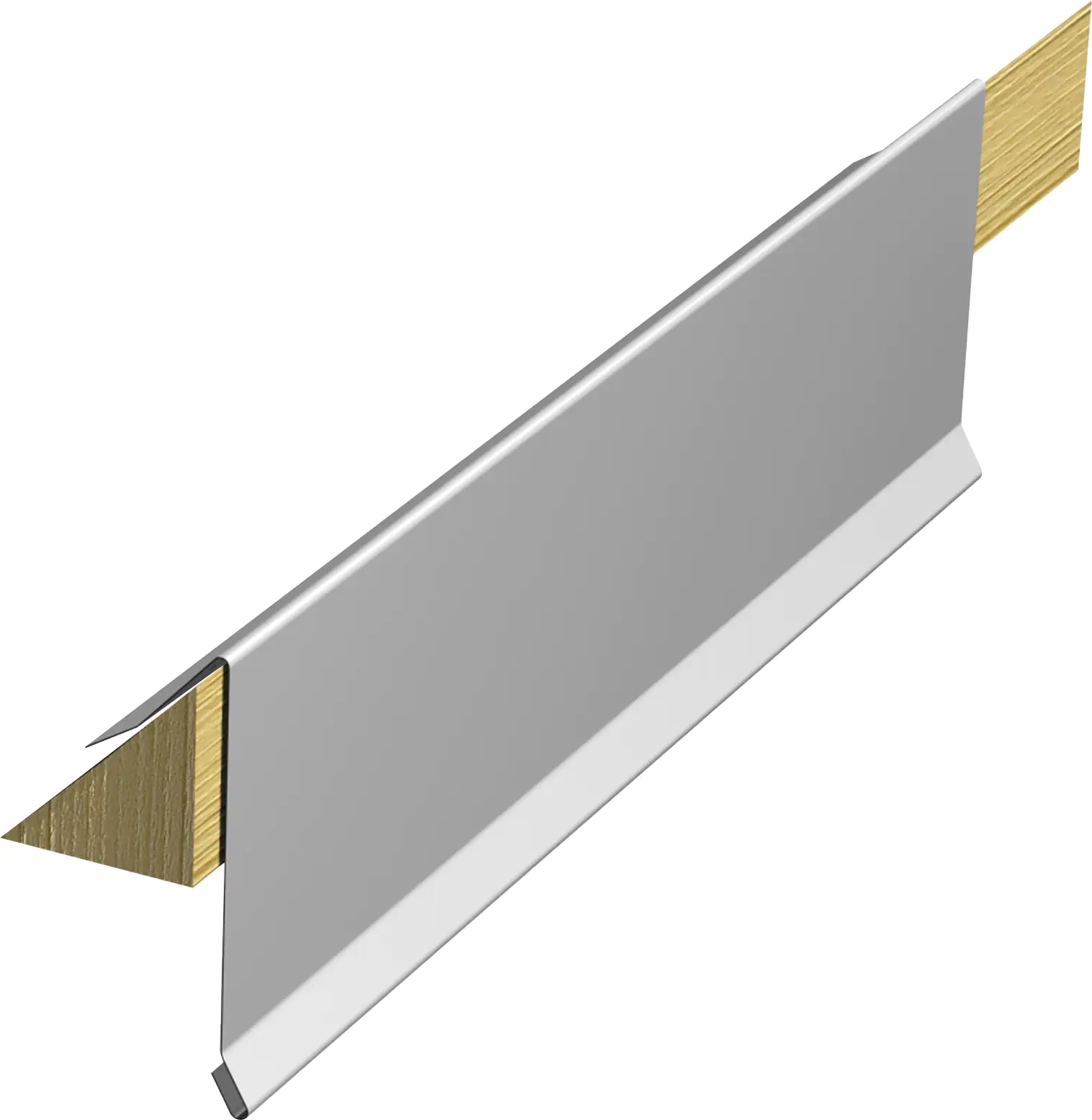 Sarei Ortblech für Dreieckleiste 2000 x 185 mm natur