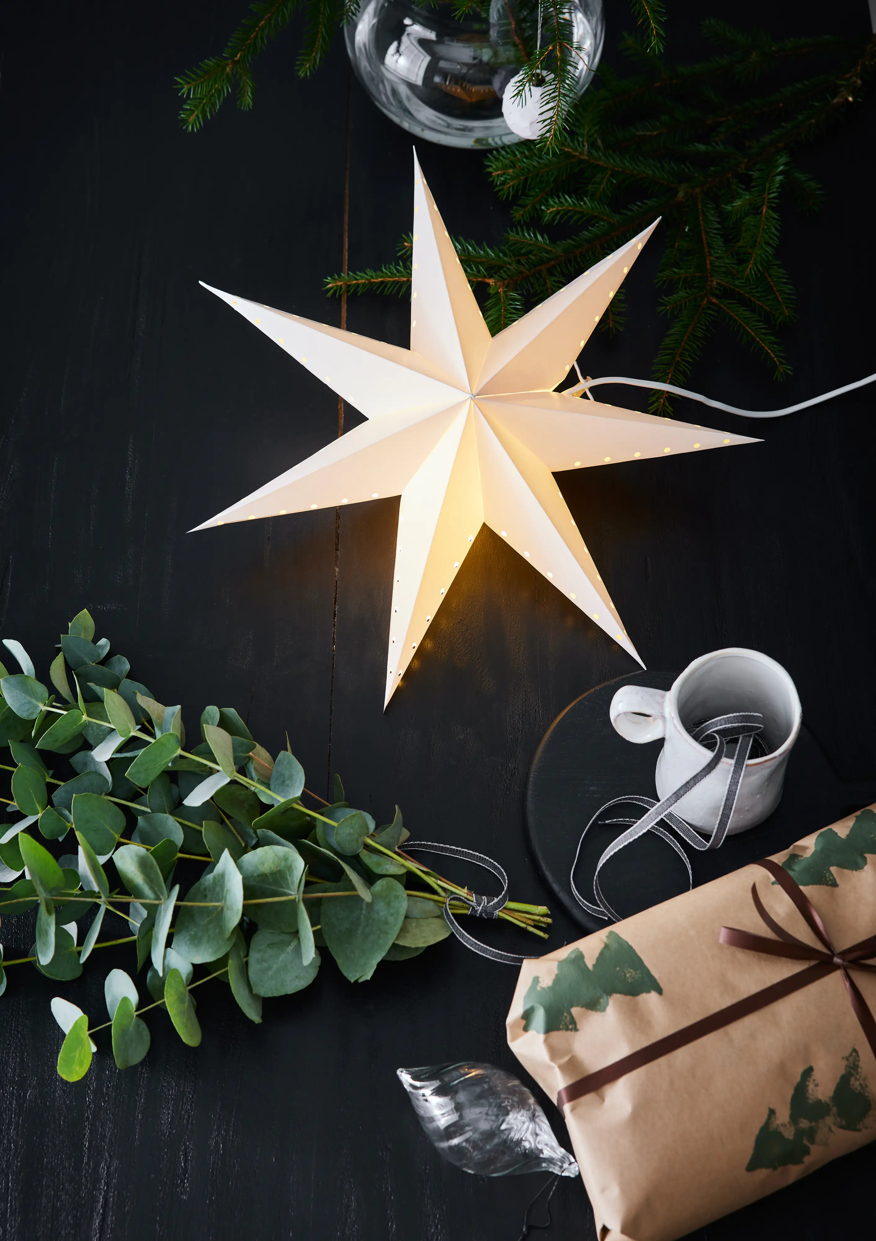 Markslöjd LIVELY Hängestern weiß, ø 45 cm