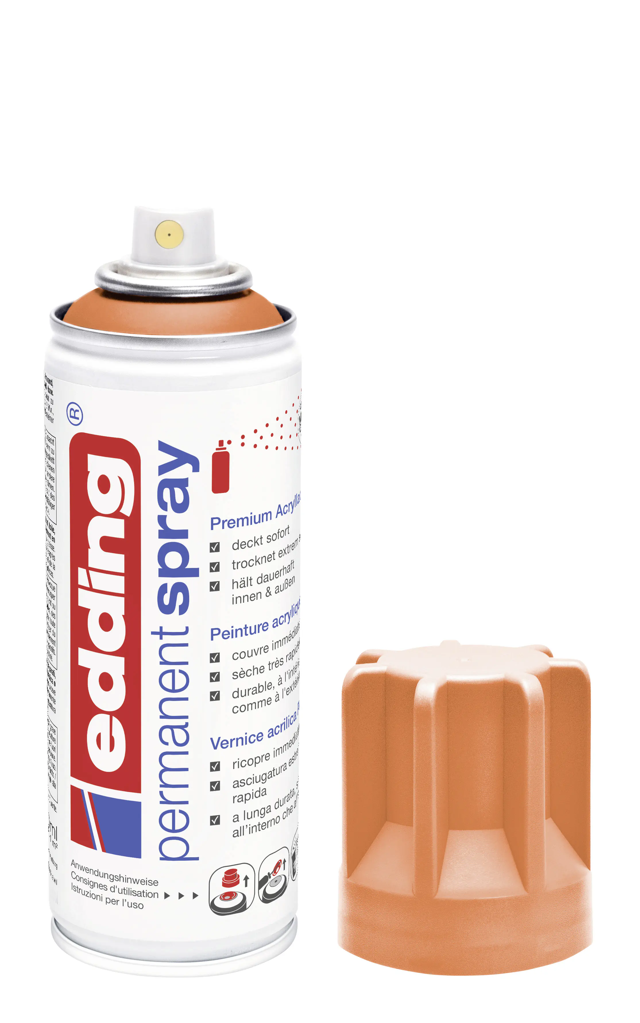 edding 5200 Permanent Spray Premium Acrylic Paint neonorange