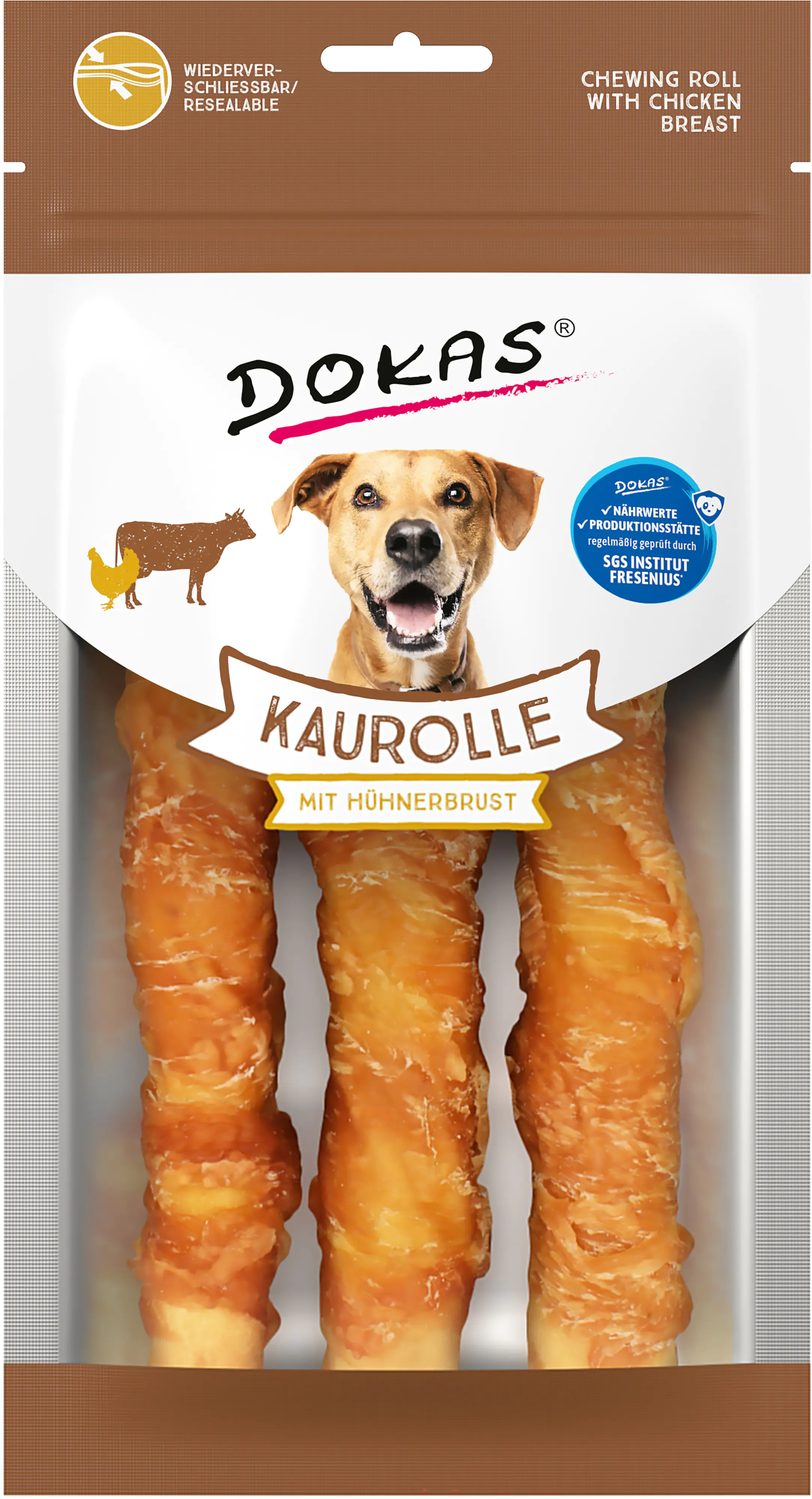 Dokas Kaurolle mit Hühnerbrust Medium 150 g