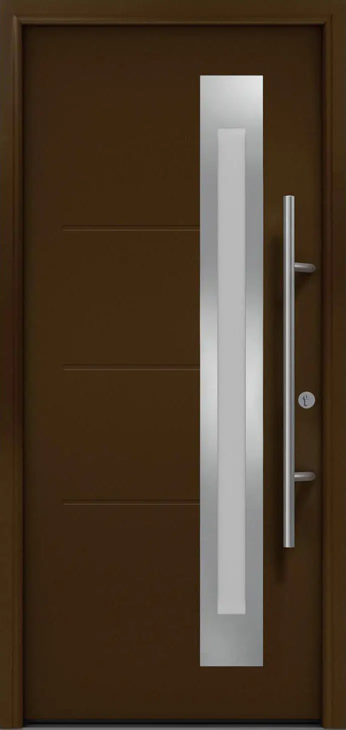 EcoStar Haustür ISOPRO Secur IPS 780S RC2 terrabraun 110 x 210 cm EcoStar Haustür ISOPRO Secur IPS 780S RC2 terrabraun 110 x 210 cm