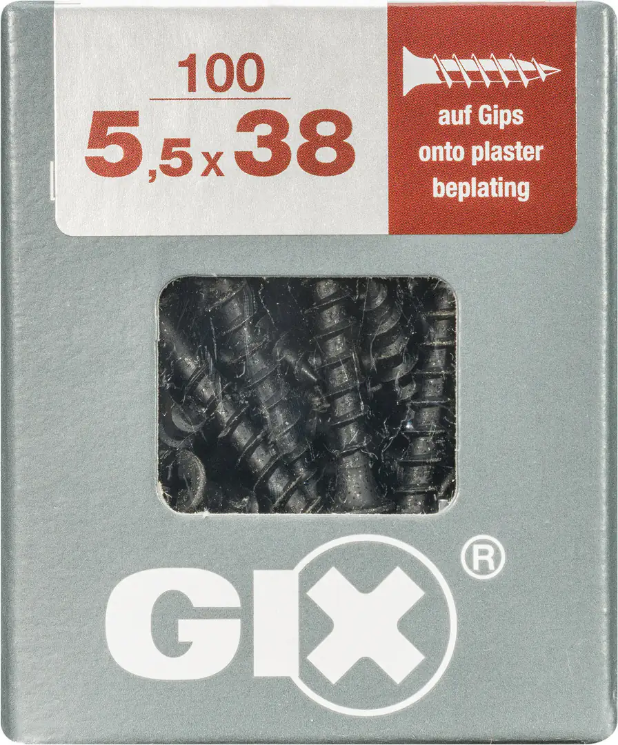 Spax Schnellbauschrauben 5.5 x 38 mm PH 2 - 100 Stk. Spax Schnellbauschrauben 5.5 x 38 mm PH 2 - 100 Stk.