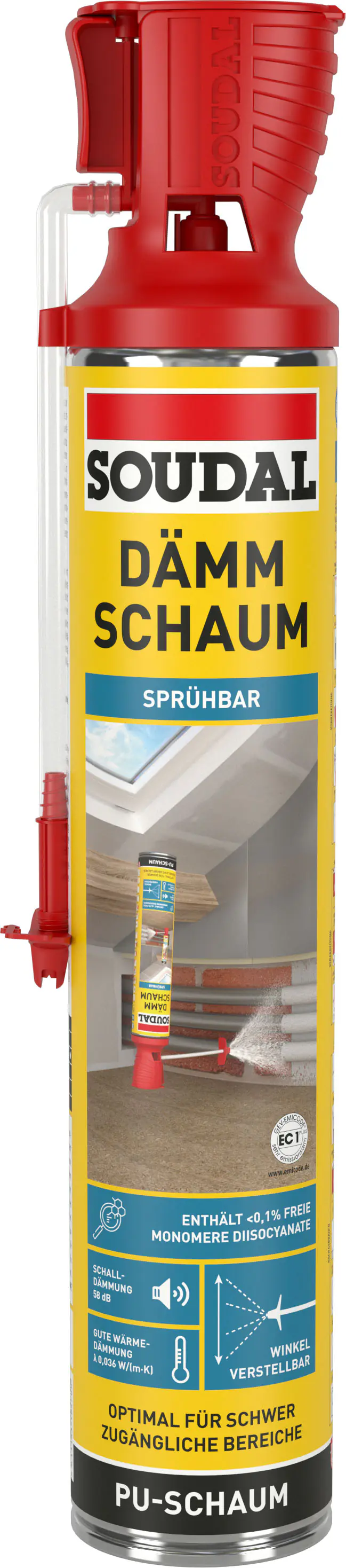 Soudal Dämmschaum B2 Genius sprühbar 700 ml 