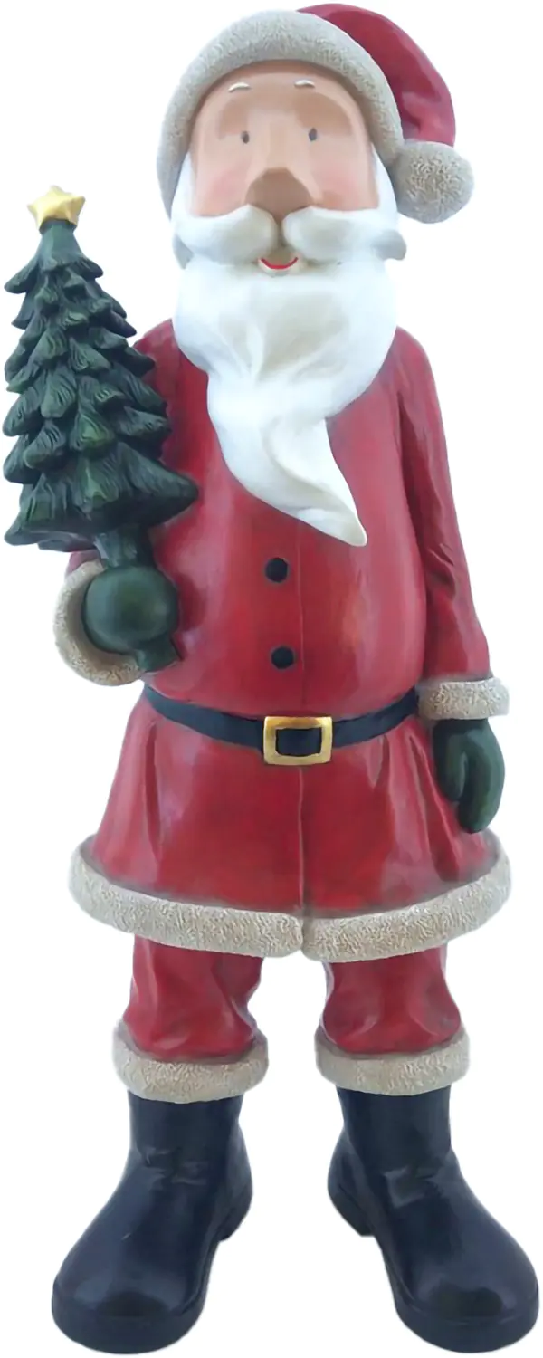 Figur Weihnachtsmann 40 x 14,5 x 10,5 cm rot