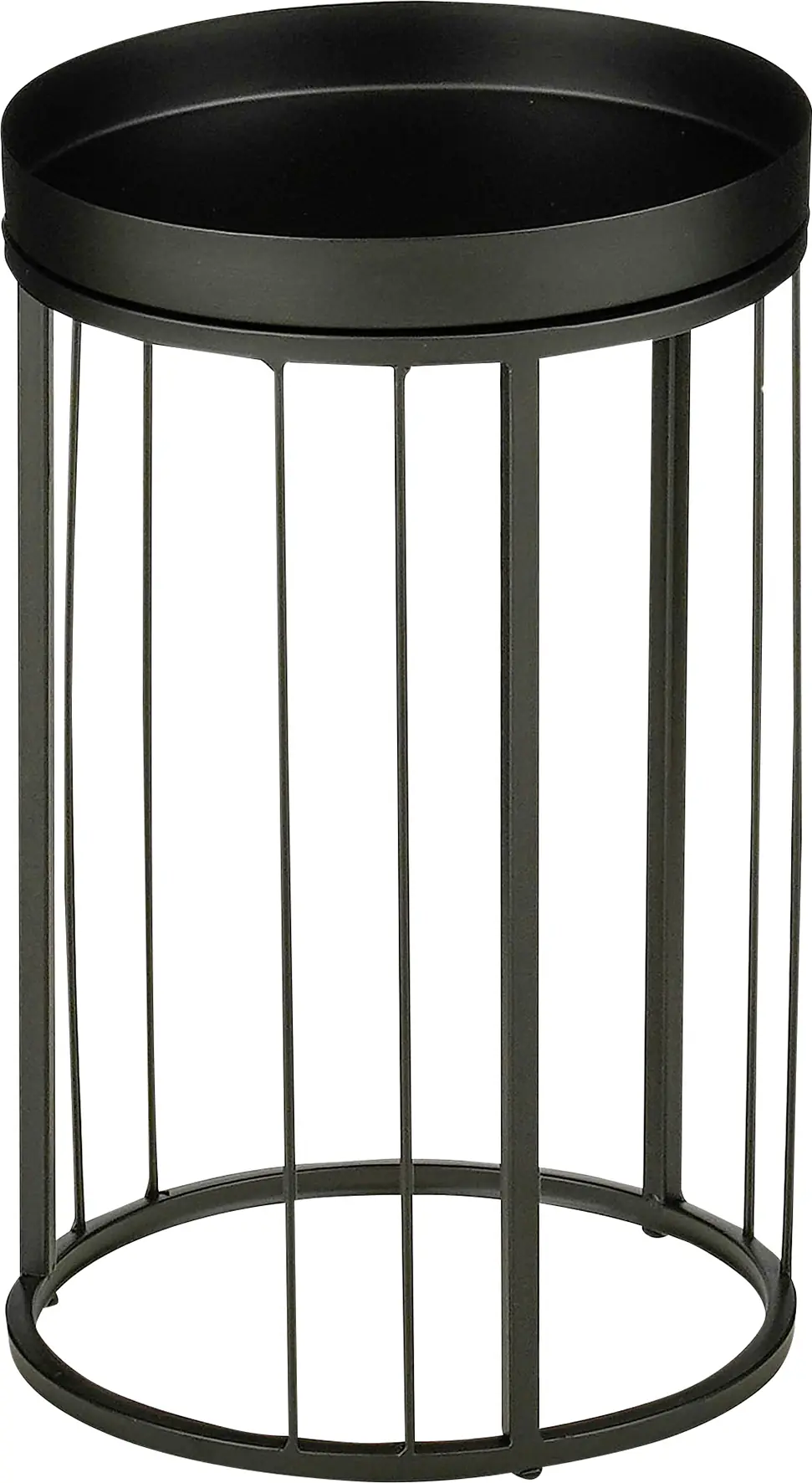 Mica Decorations Beistelltisch Beth 40 x 25 cm schwarz