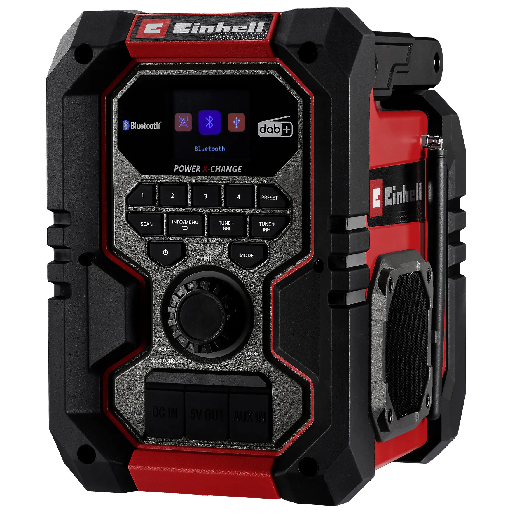 Einhell Expert Baustellenradio Akku-Radio TE-CR 18 Li DAB+/FM/BT Solo