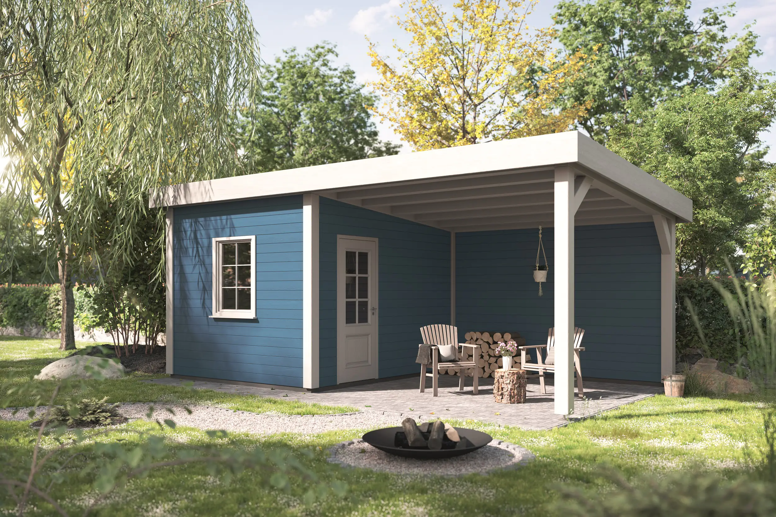 Alpina Wetterschutzfarbe deckend 0,75 L azurblau Alpina Wetterschutzfarbe deckend 0,75 L azurblau