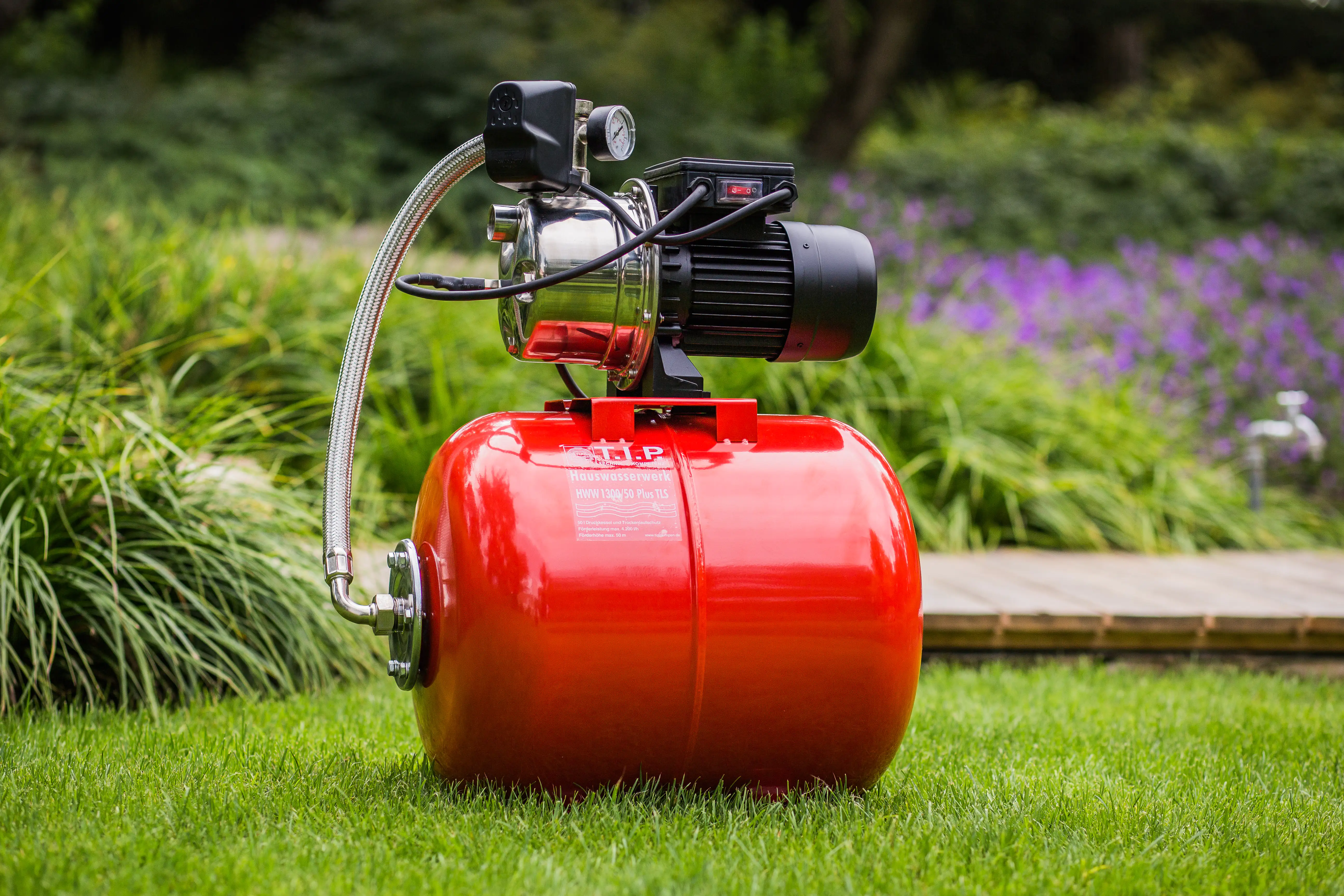 T.I.P. HausWasserWerk HWW 1300/50 Plus TLS Fördermenge 4.200 l/h, 1.200 W