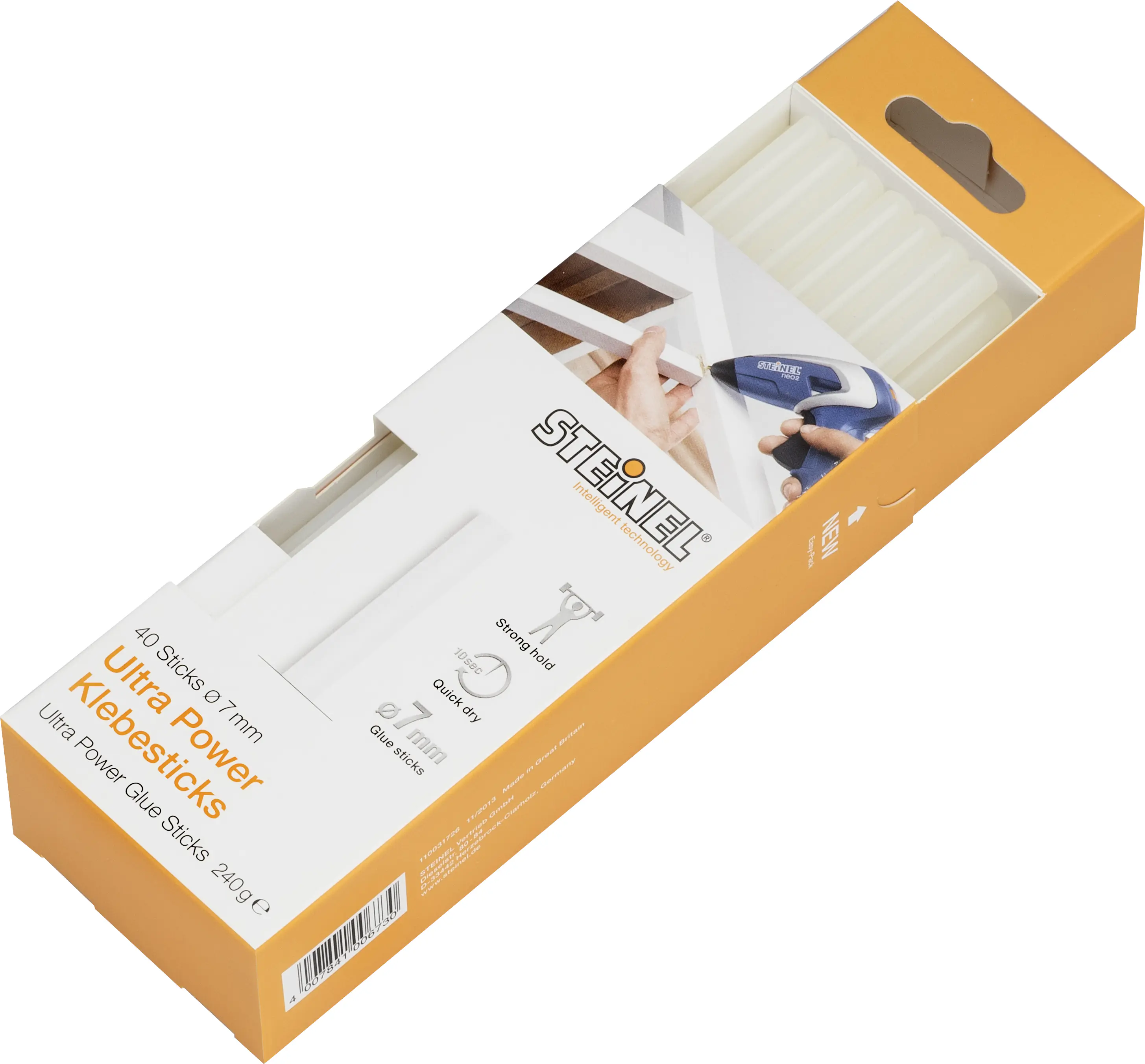 Steinel Klebesticks Ø 7 mm, stark (Ultra Power), 40 Stück