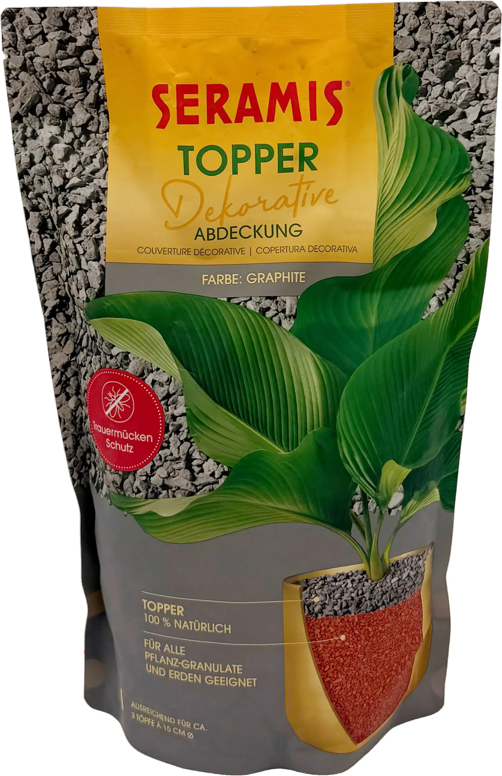 Seramis Pflanzgranulat Topper graphite 1 L