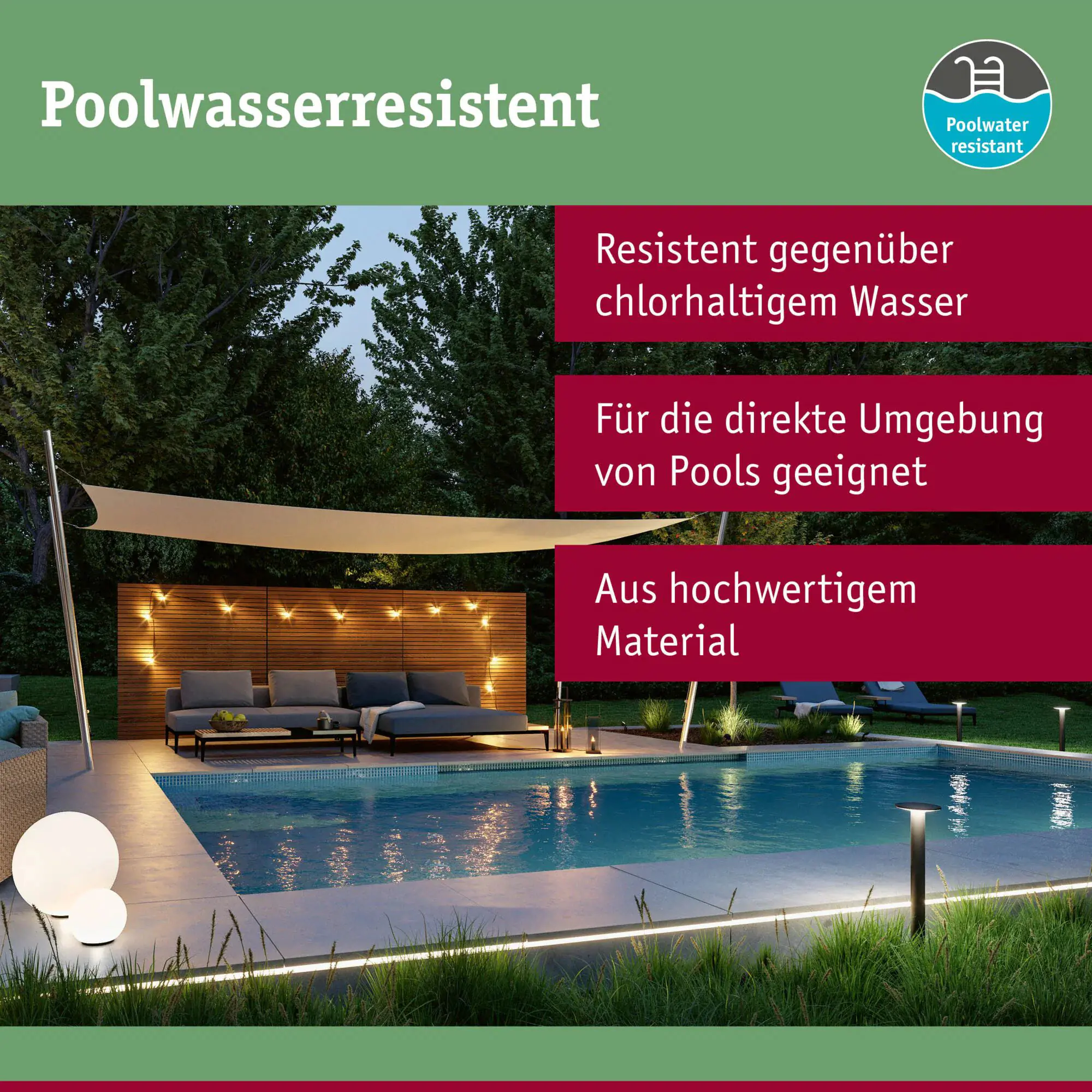 Paulmann LED-Einbauleuchte ZigBee Outdoor Plug & Shine silber dimmbar
