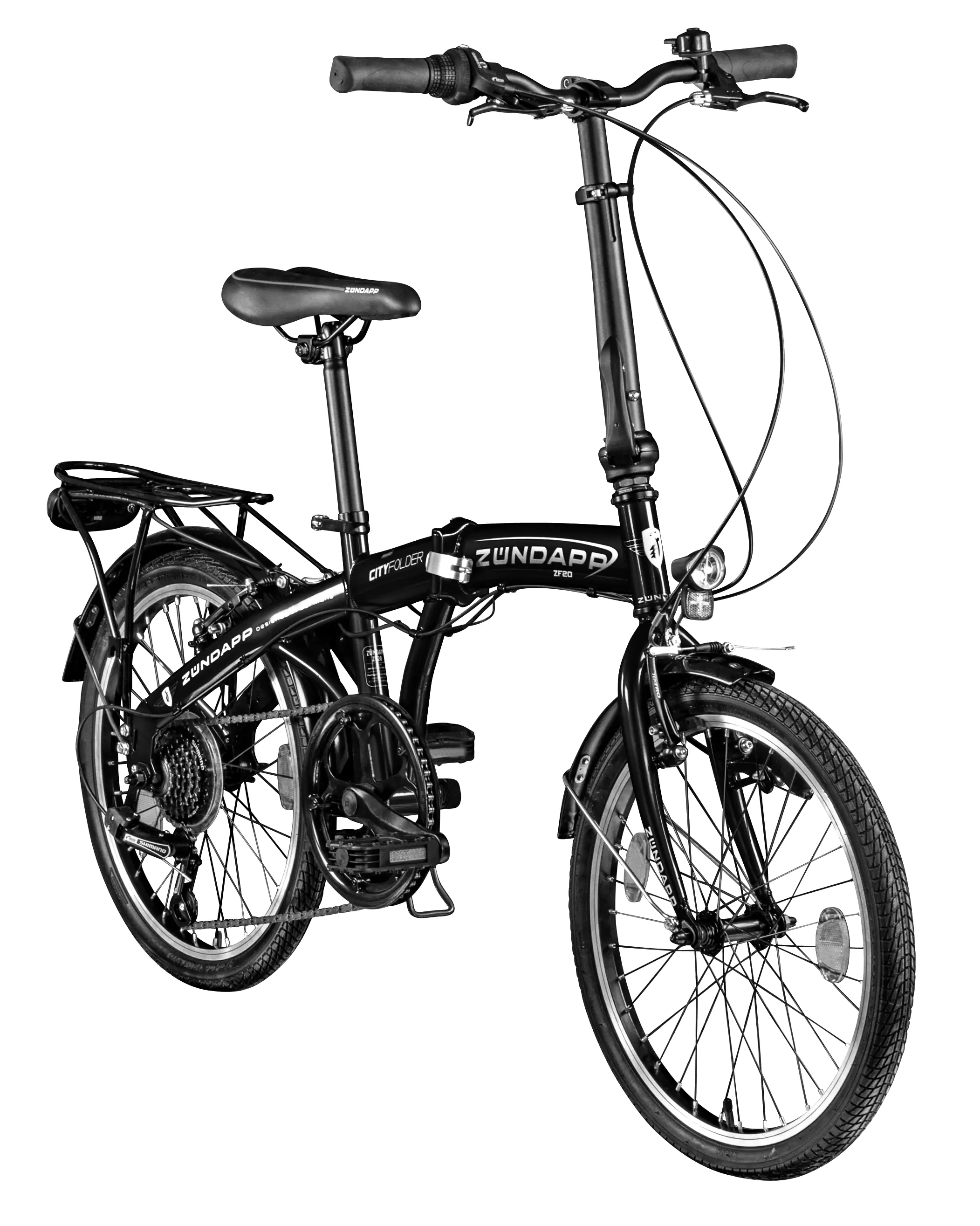 Zündapp Faltrad ZF20 20 Zoll 6-Gang schwarz