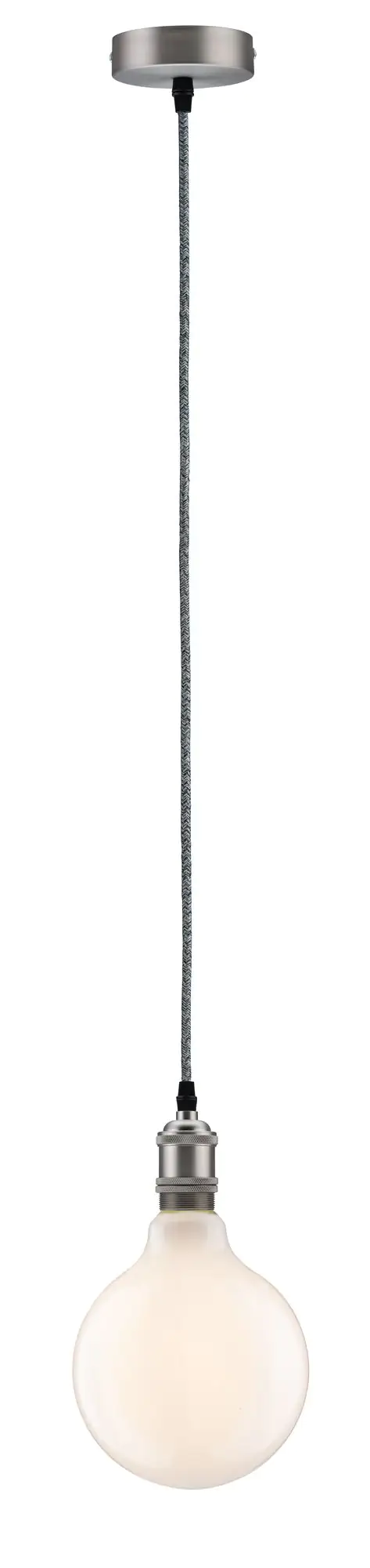 4000870503850_4 Paulmann Pendelleuchte Neordic Eldar Grau/Nickel gebürstet E27 Metall
