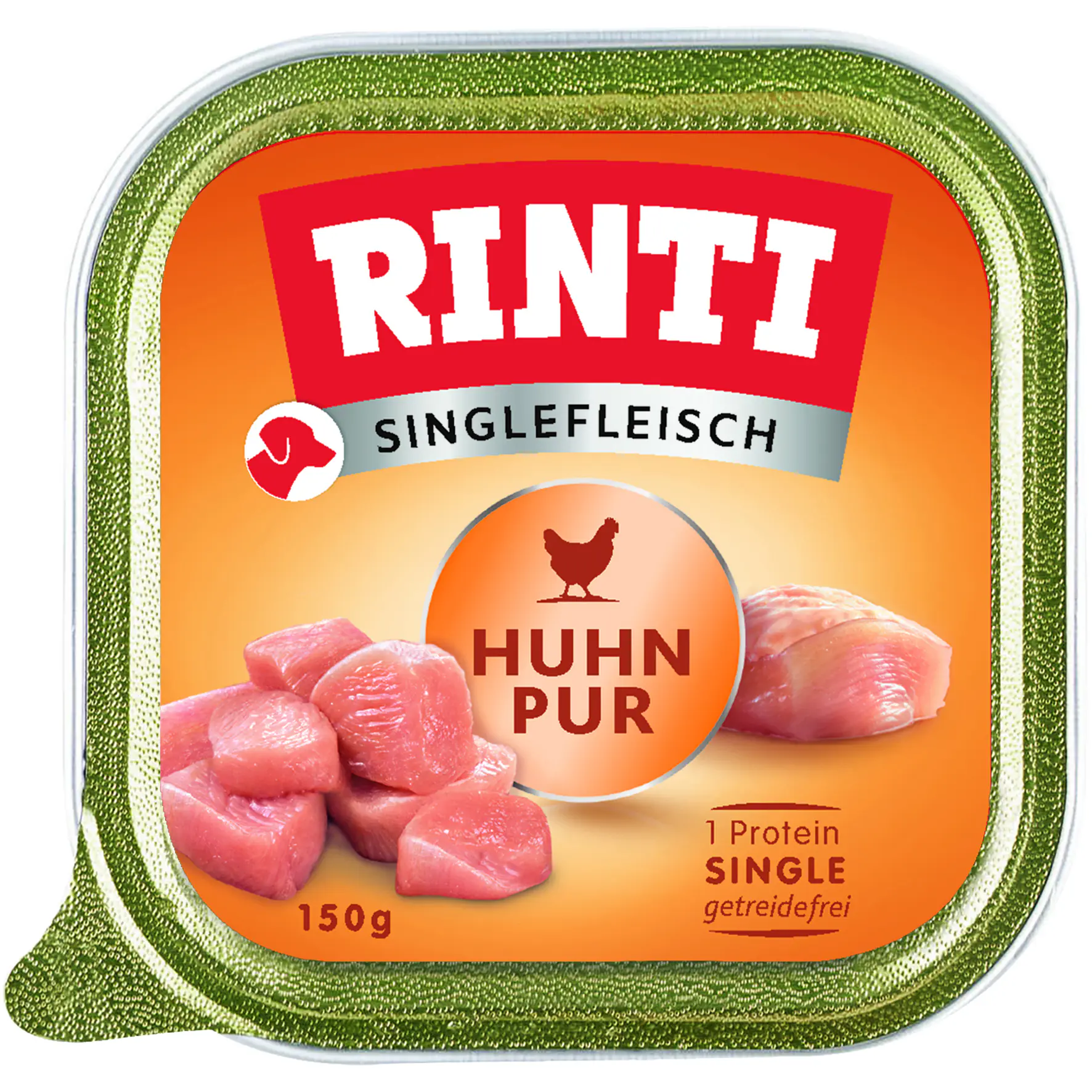 Rinti Singlefleisch Hundenassfutter Adult getreidefrei 150 g Huhn
