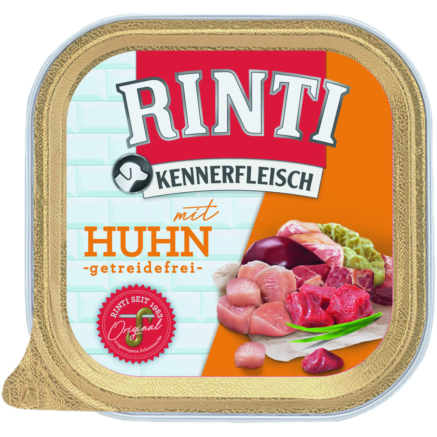 Rinti Kennerfleisch Hundenassfutter Adult getreidefrei 300 g Huhn