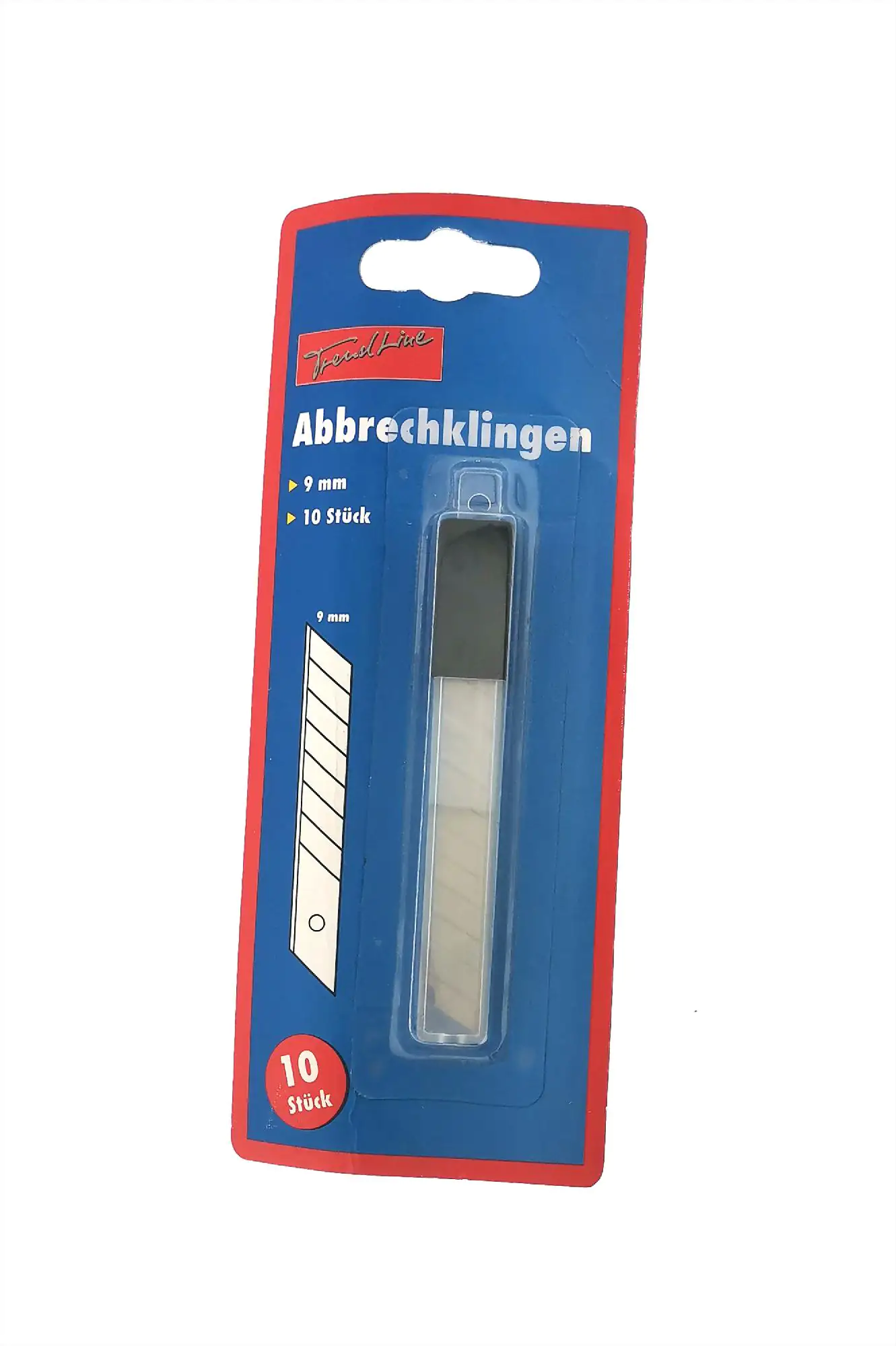 TrendLine Abbrechklingen 10 Stück 9 mm im Köcher