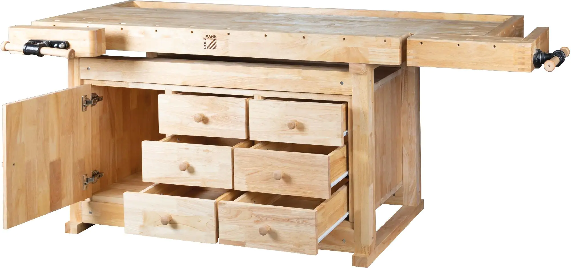 Holzmann Hobelbank WB210C inkl. 2 Hobelbankzangen Holzmann Hobelbank WB210C inkl. 2 Hobelbankzangen