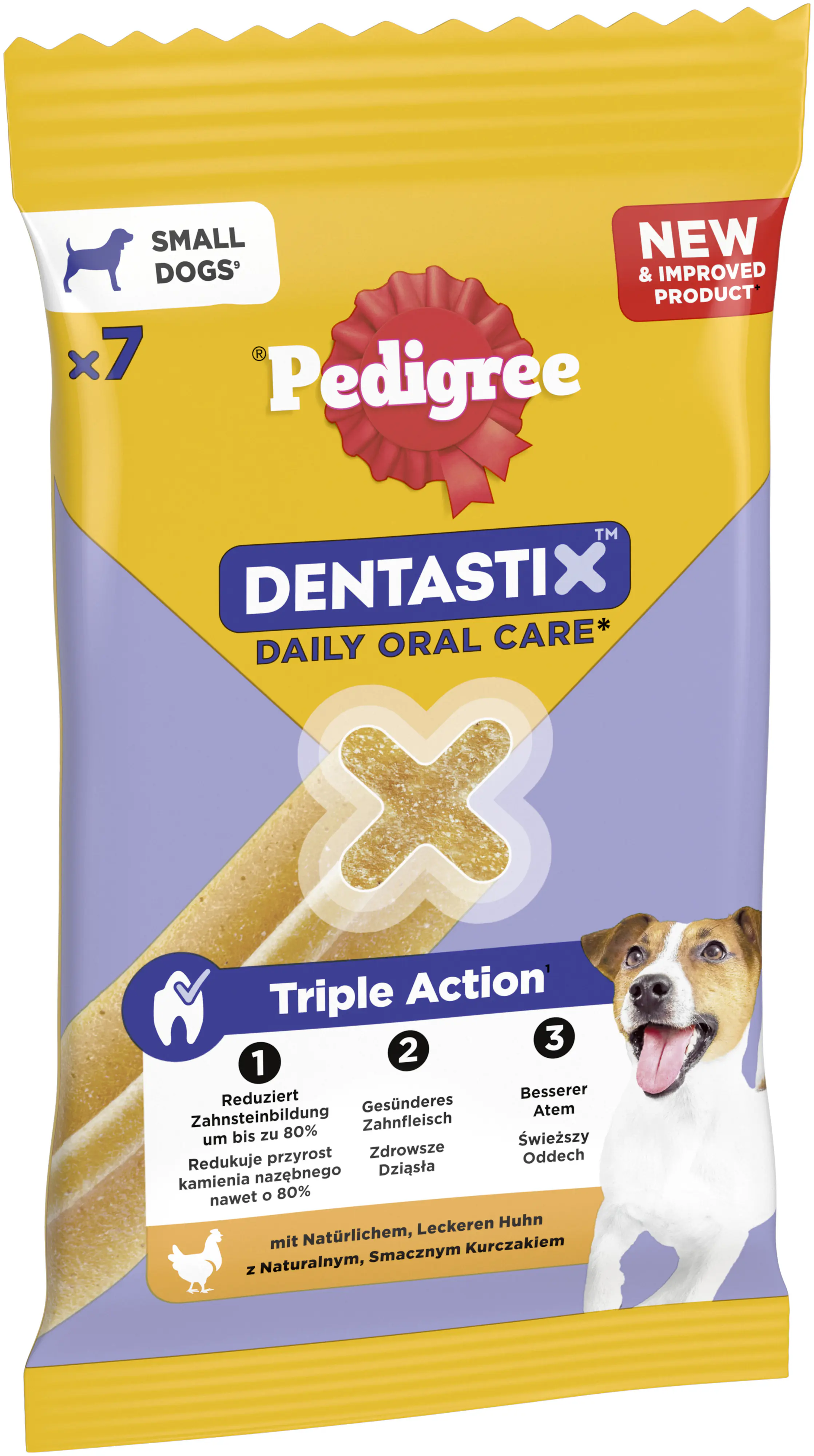 Pedigree Dentastix Small für junge und kleine Hunde 7 Stück