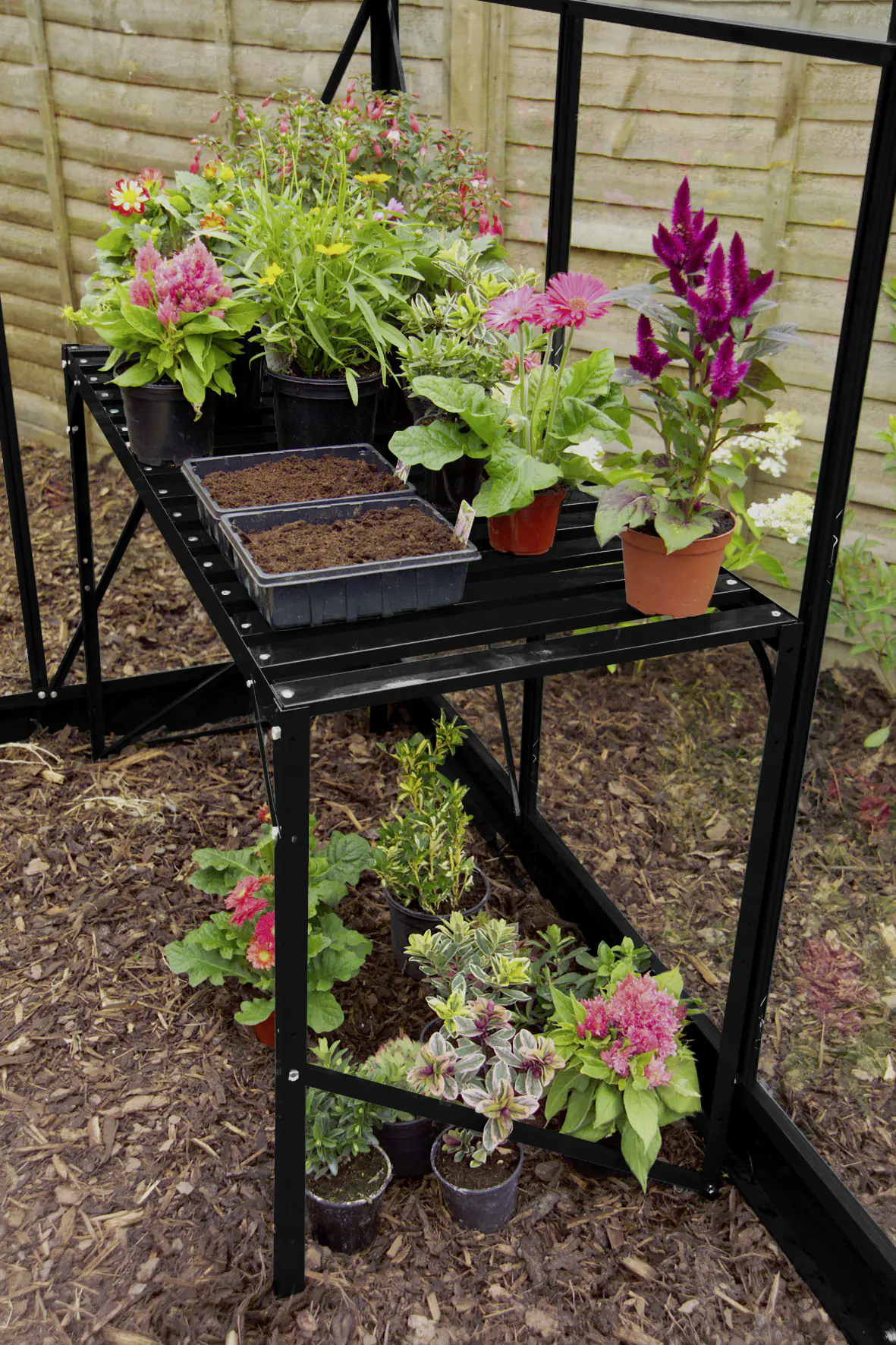 Vitavia Alutisch 121 x 54 x 76 cm aluminium 1 Ablage