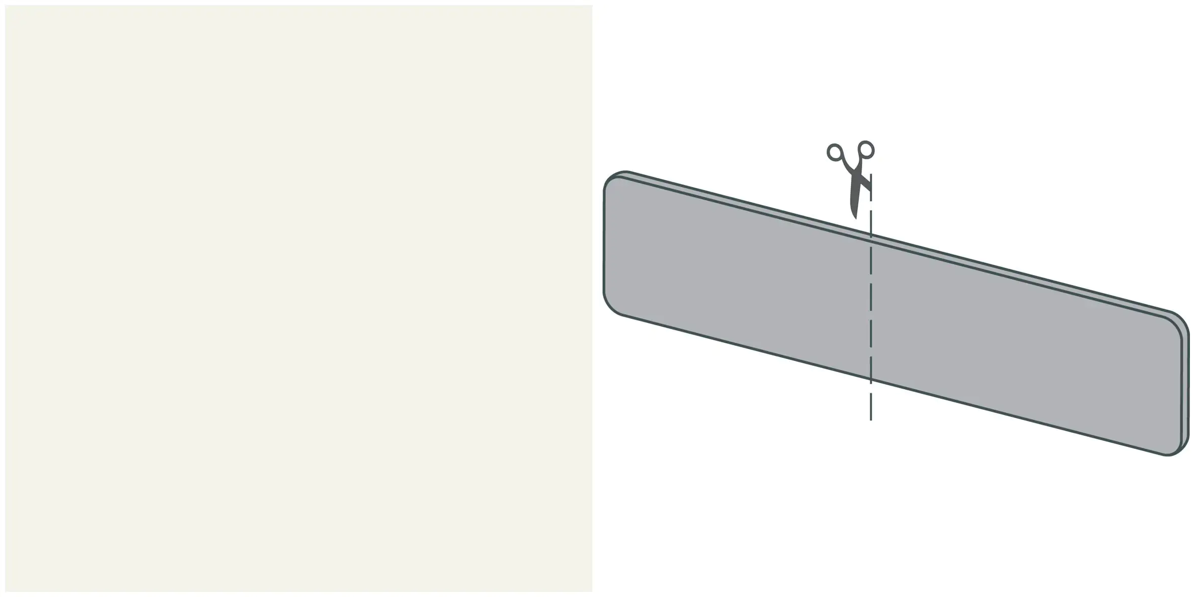 Getalit InStyle-Blende Typ 4 weiß 405 x 41 x 5 mm