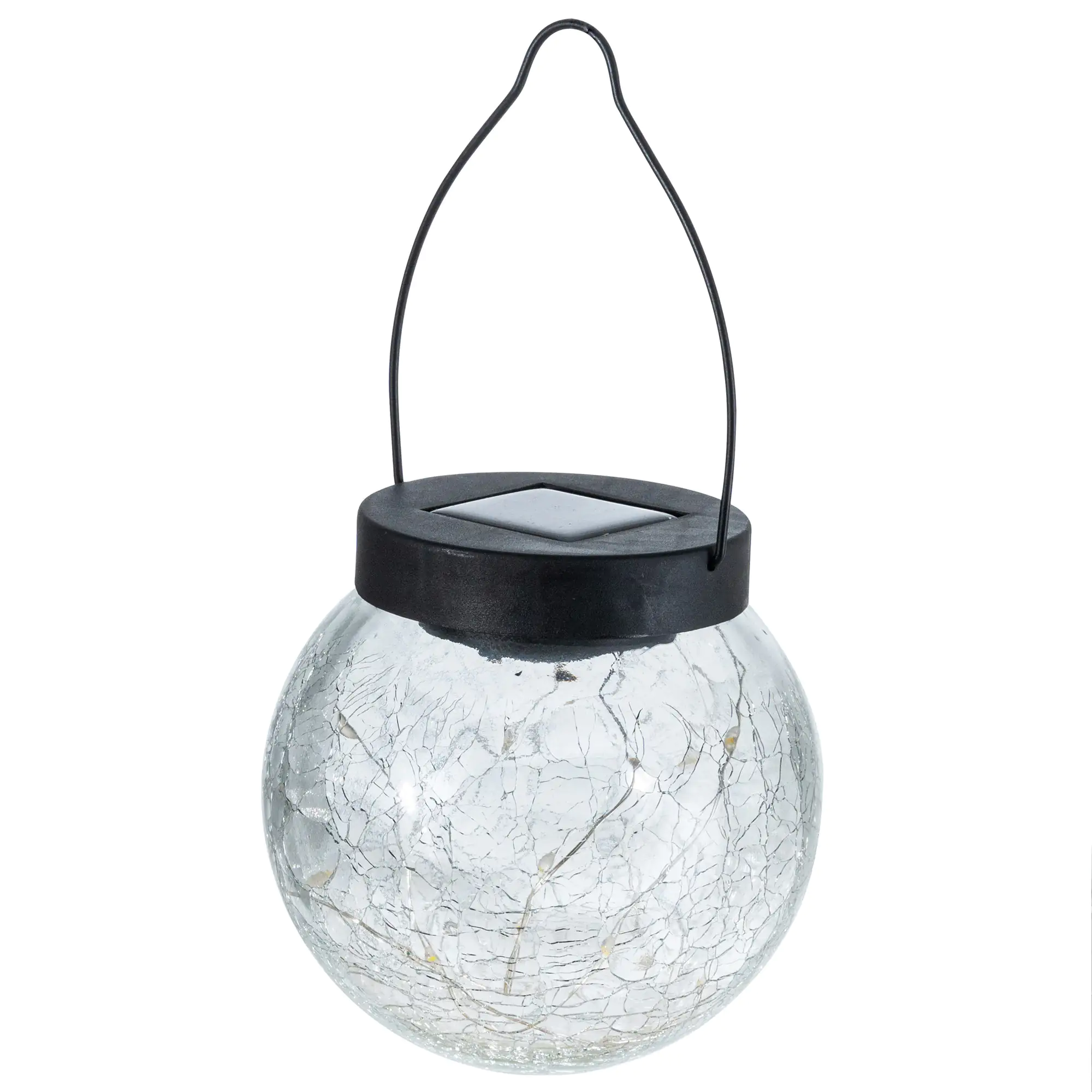 TrendLine LED Solarleuchte Kugel hängend 12 cm