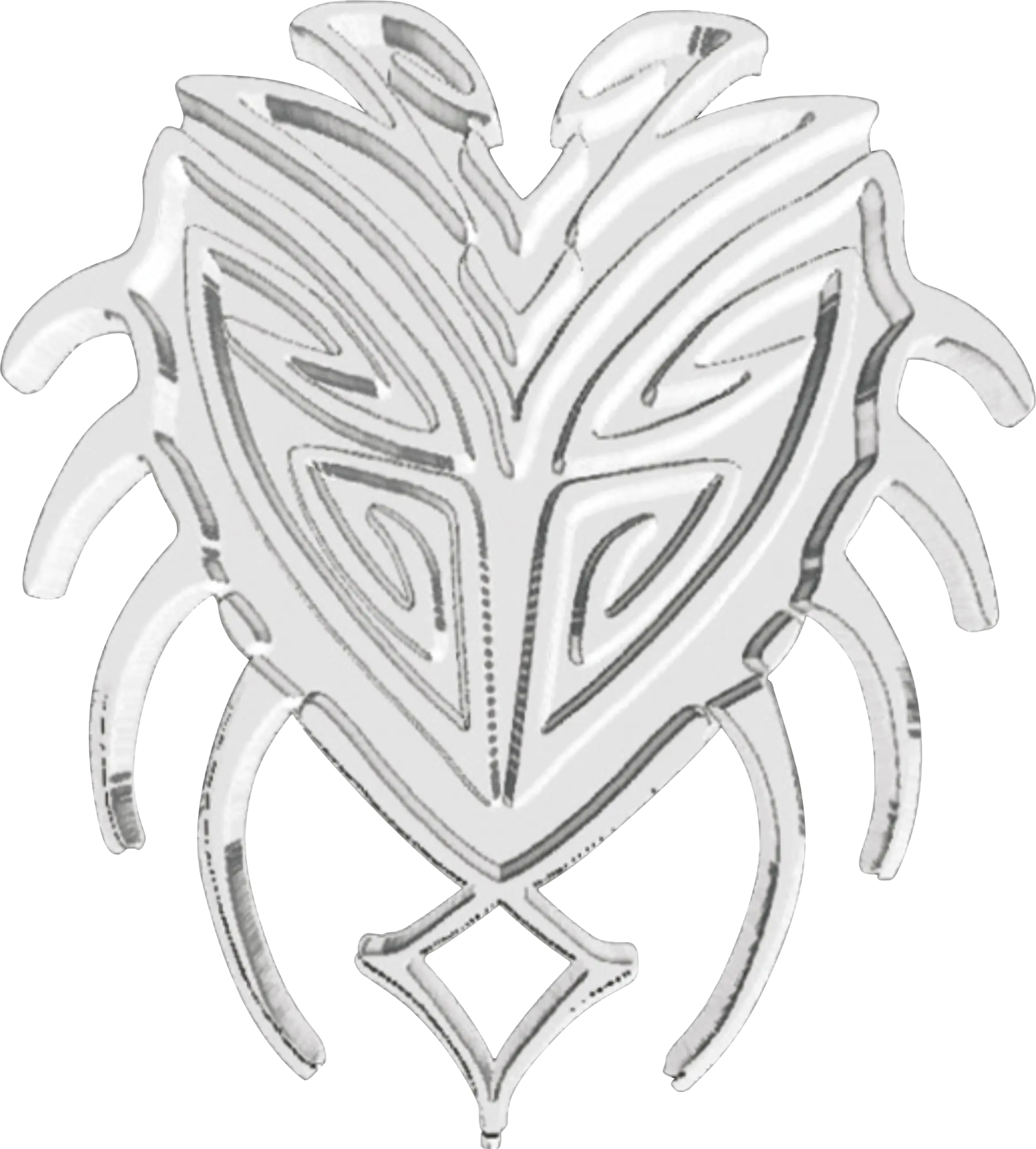 Hermann Schütz Aufkleber Chrom-Logo Krabbe