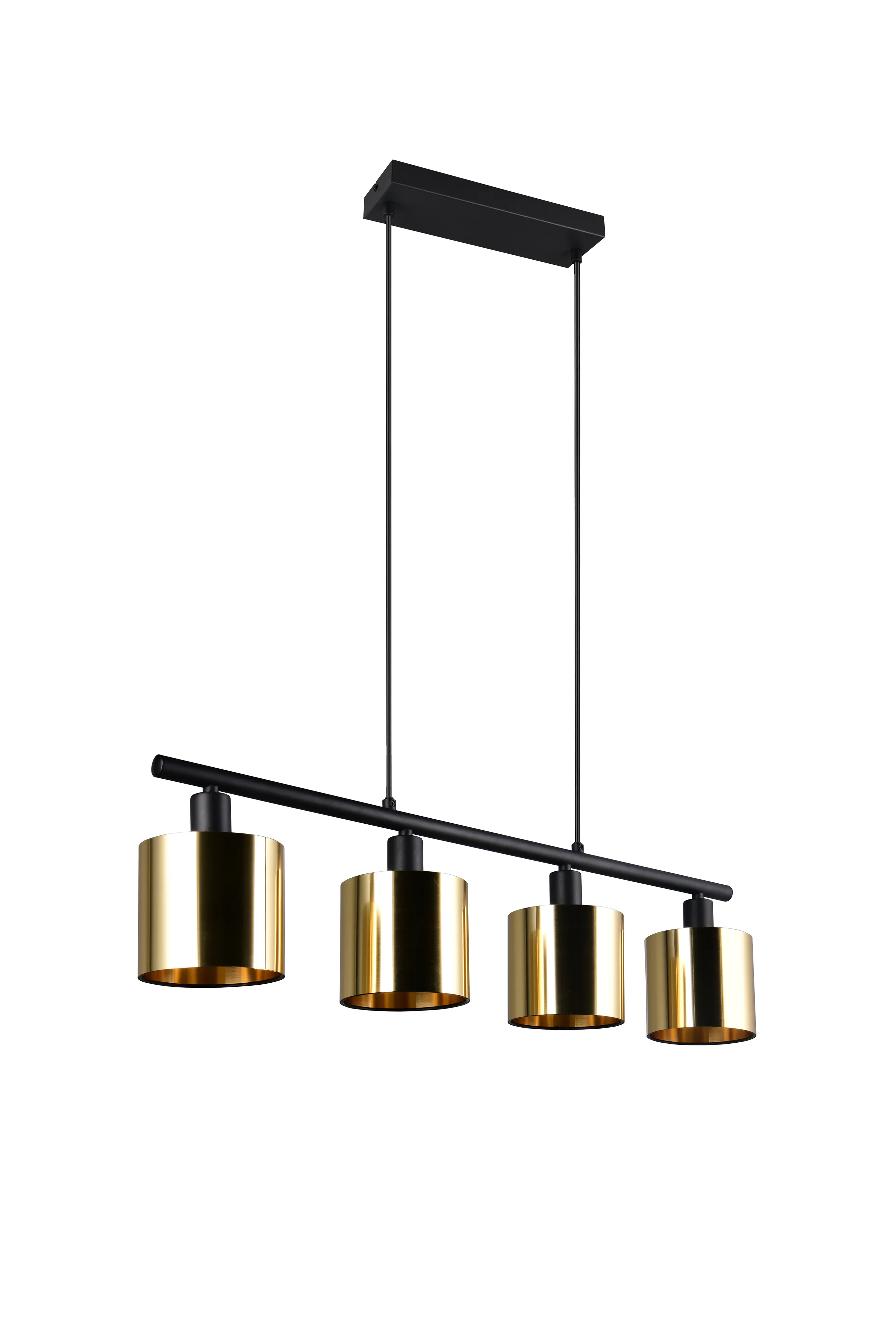 Reality Pendelleuchte Jason ohne Leuchtmittel 150 x 75 cm gold 4 W warmweiß