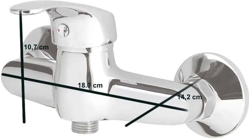 TrendLine Duscharmatur Atlanta verchromt TrendLine Duscharmatur Atlanta verchromt