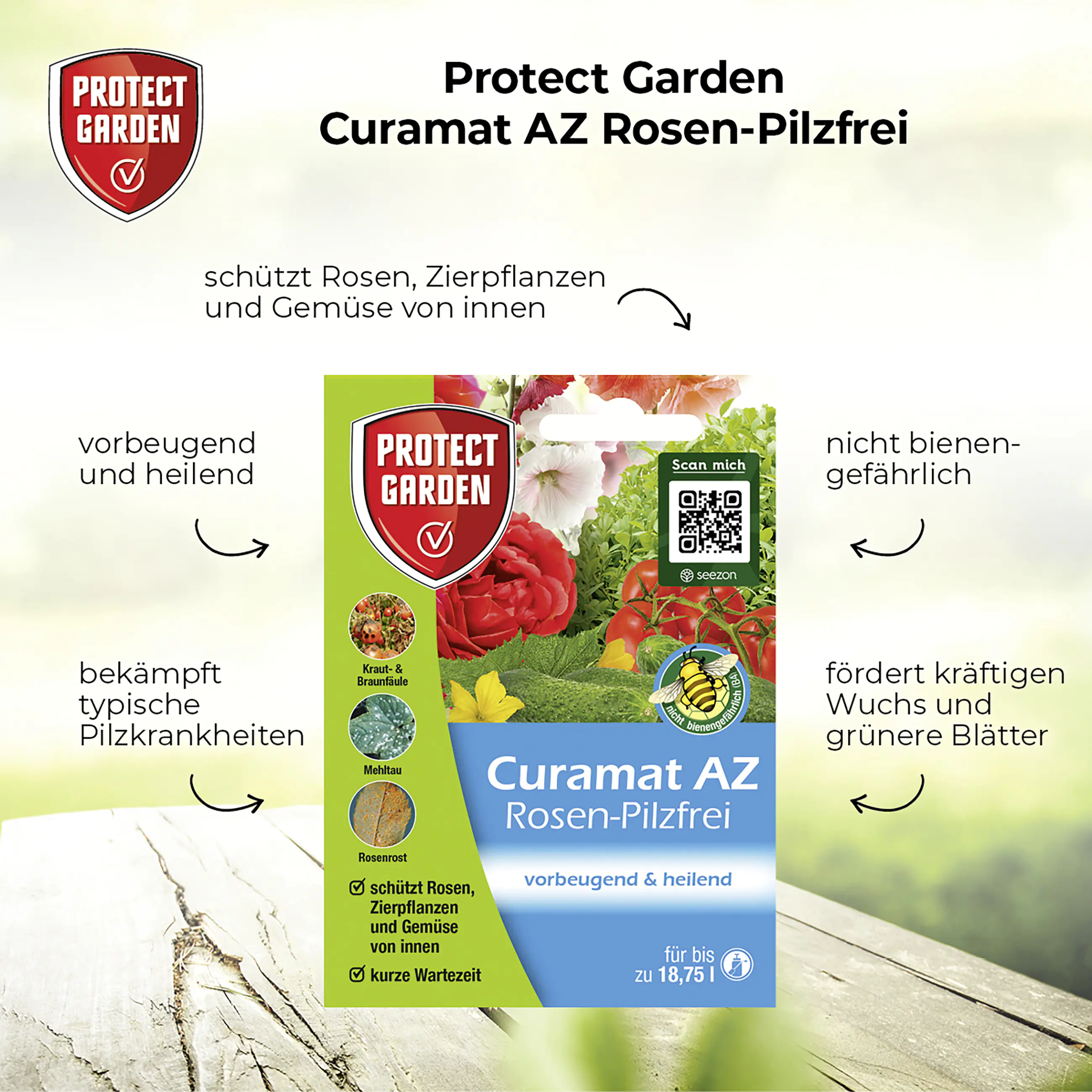 Protect Garden Curamat AZ Rosen-Pilzfrei 15 ml Protect Garden Curamat AZ Rosen-Pilzfrei 15 ml