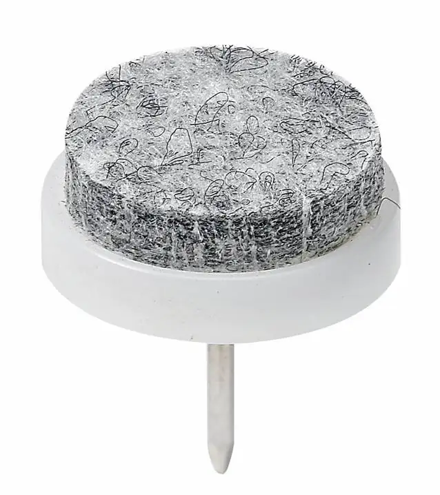 Hettich Filzgleiter weiß/grau Ø 20 x 21 mm - 1 Stück