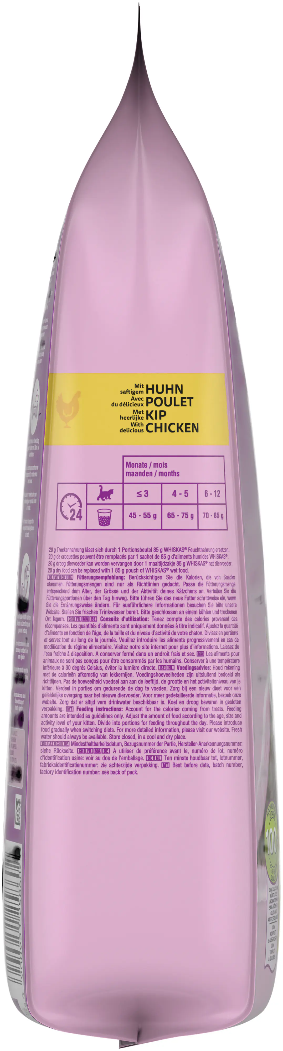 WHISKAS® Beutel Trocken Junior mit Huhn 1,9 kg 1,9 kg