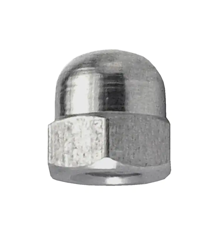 Hutmuttern M6 Edelstahl A4 - 10 Stk.